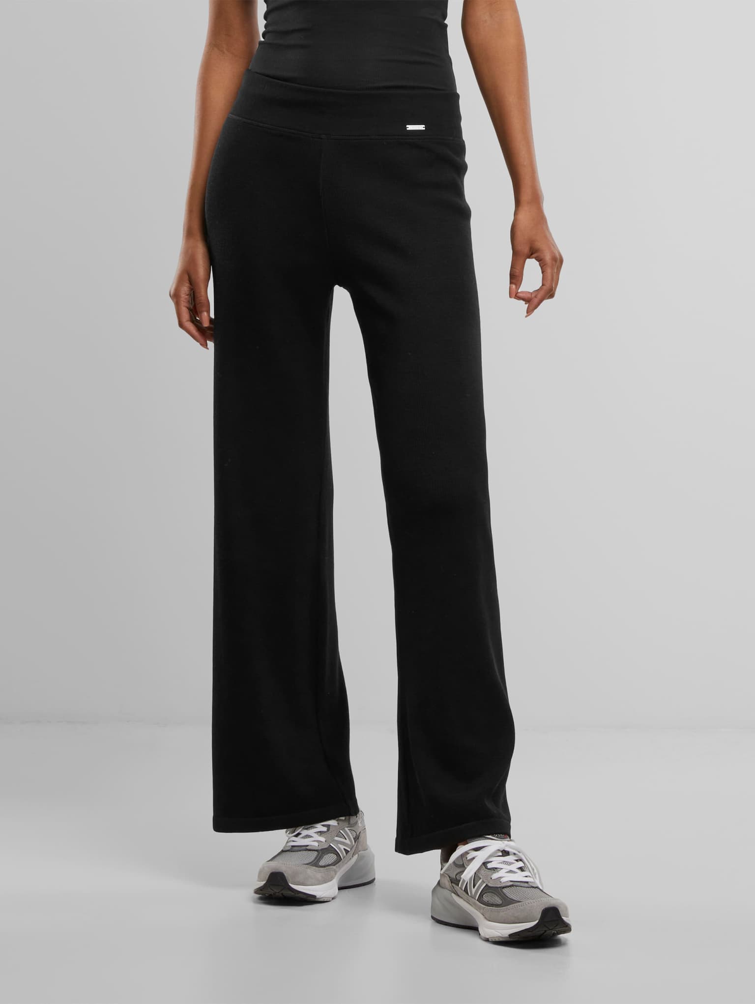 aimn aim'n Ribbed Wool Petite Wide Jogginghose