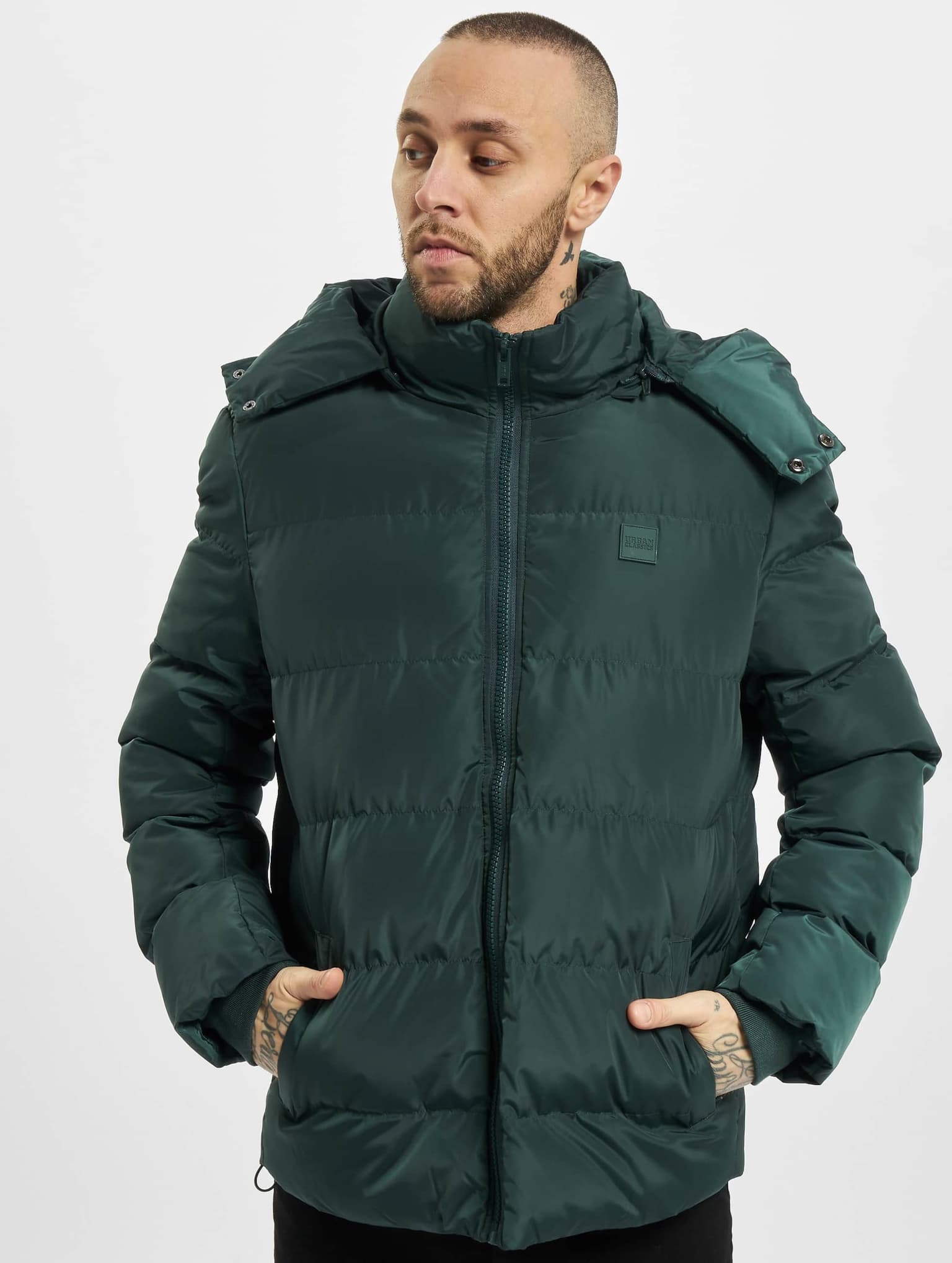Urban Classics Hooded Puffer Jacket – Bild 3