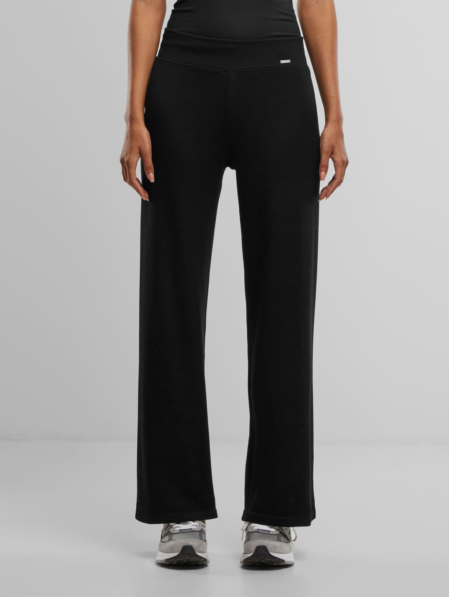 aimn aim'n Ribbed Wool Petite Wide Jogginghose – Bild 3