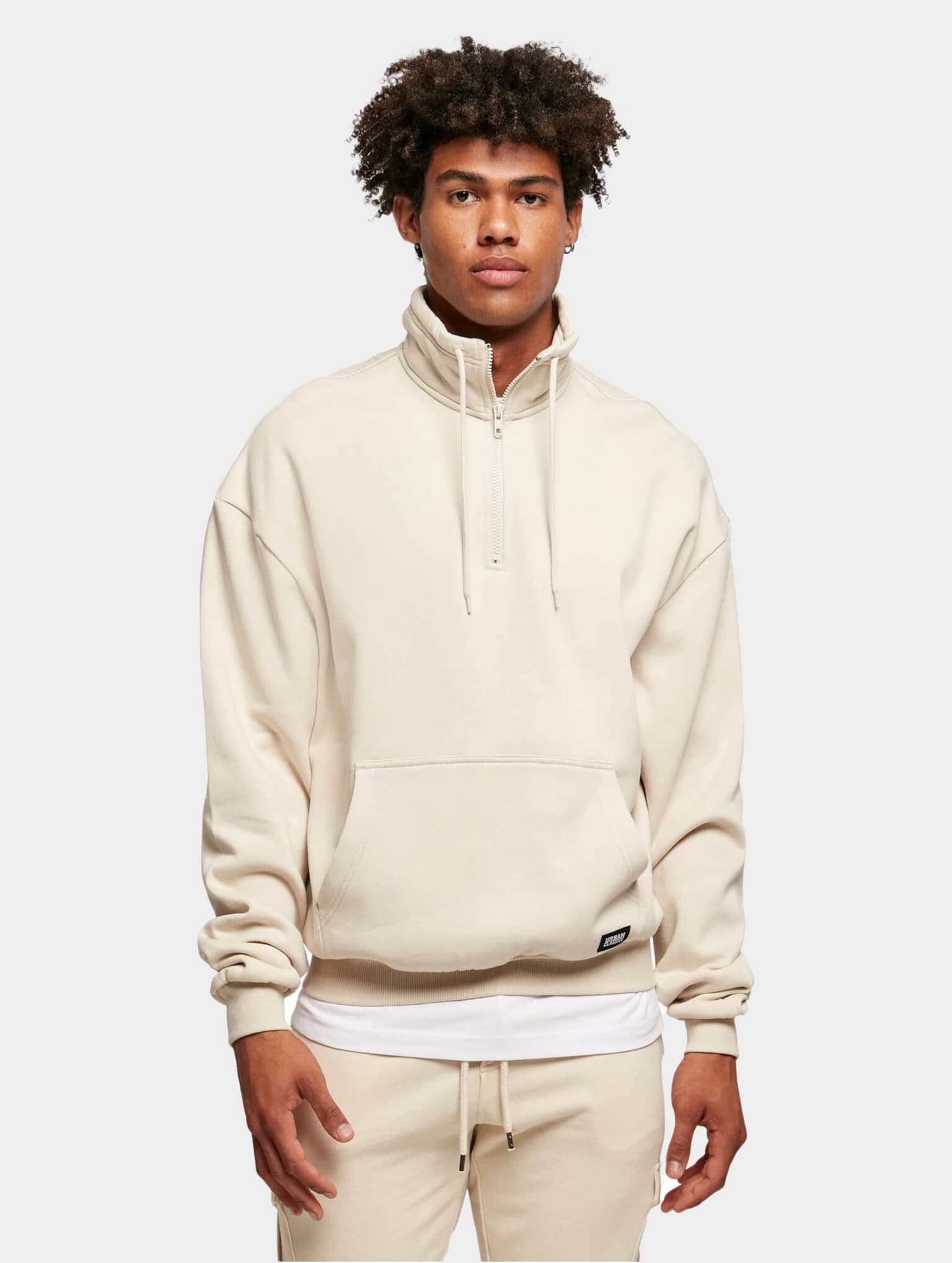 Urban Classics Essentials Drawstring Troyer – Bild 3