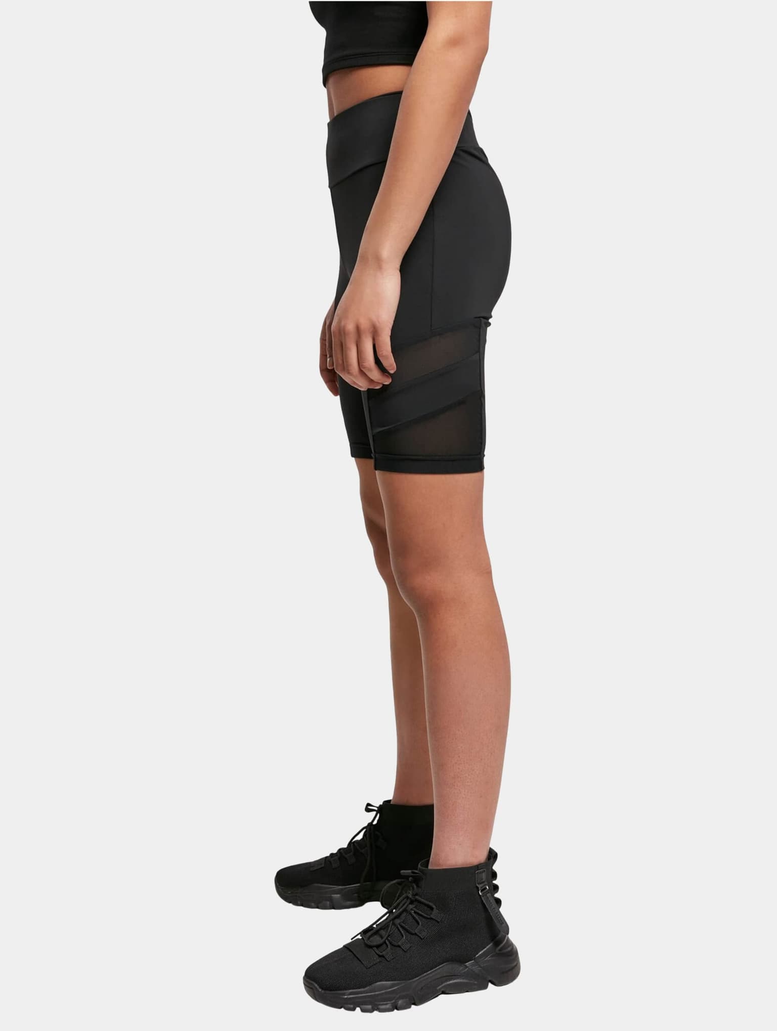 Urban Classics Ladies High Waist Tech Mesh Cycle Short – Bild 3