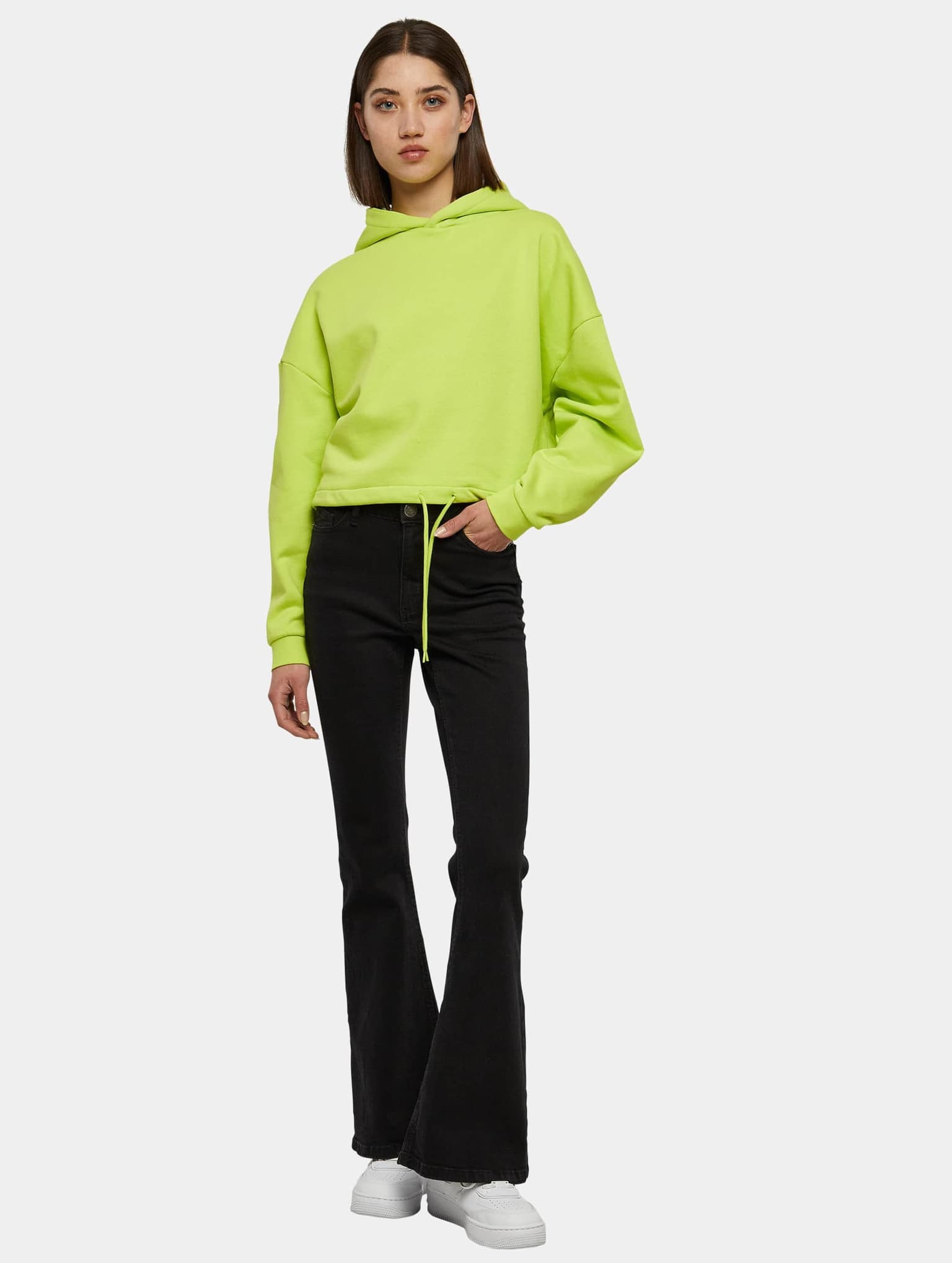 Urban Classics Ladies Cropped Oversized Hoodie – Bild 4