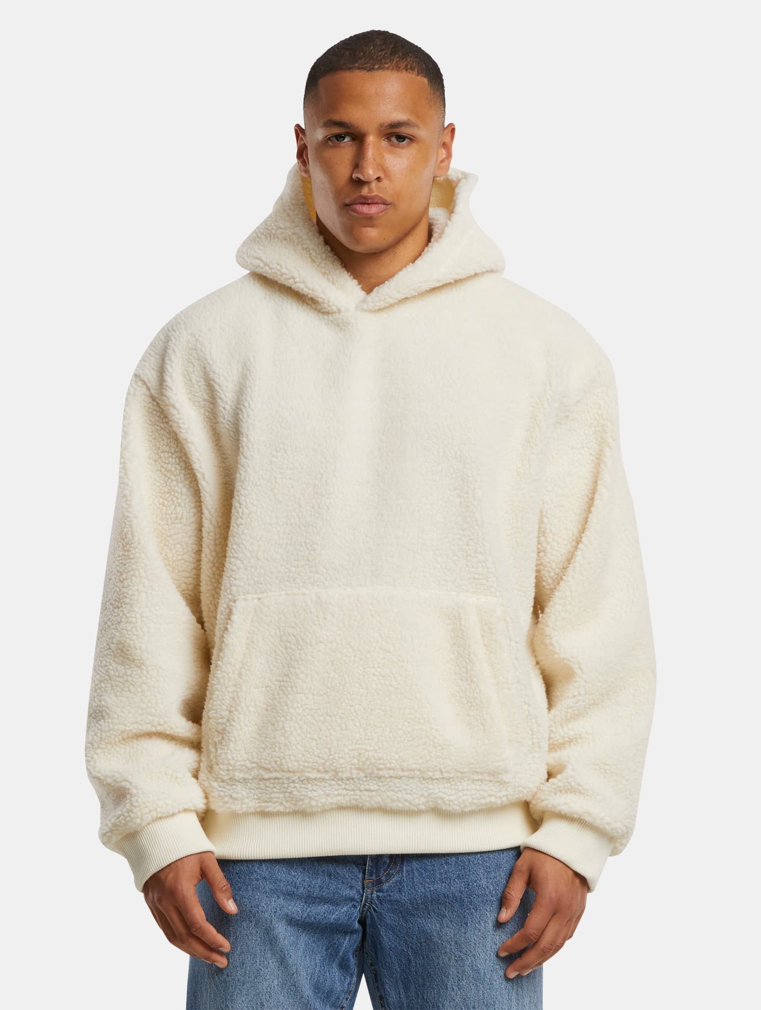 Urban Classics Oversized Teddy Hoody – Bild 3