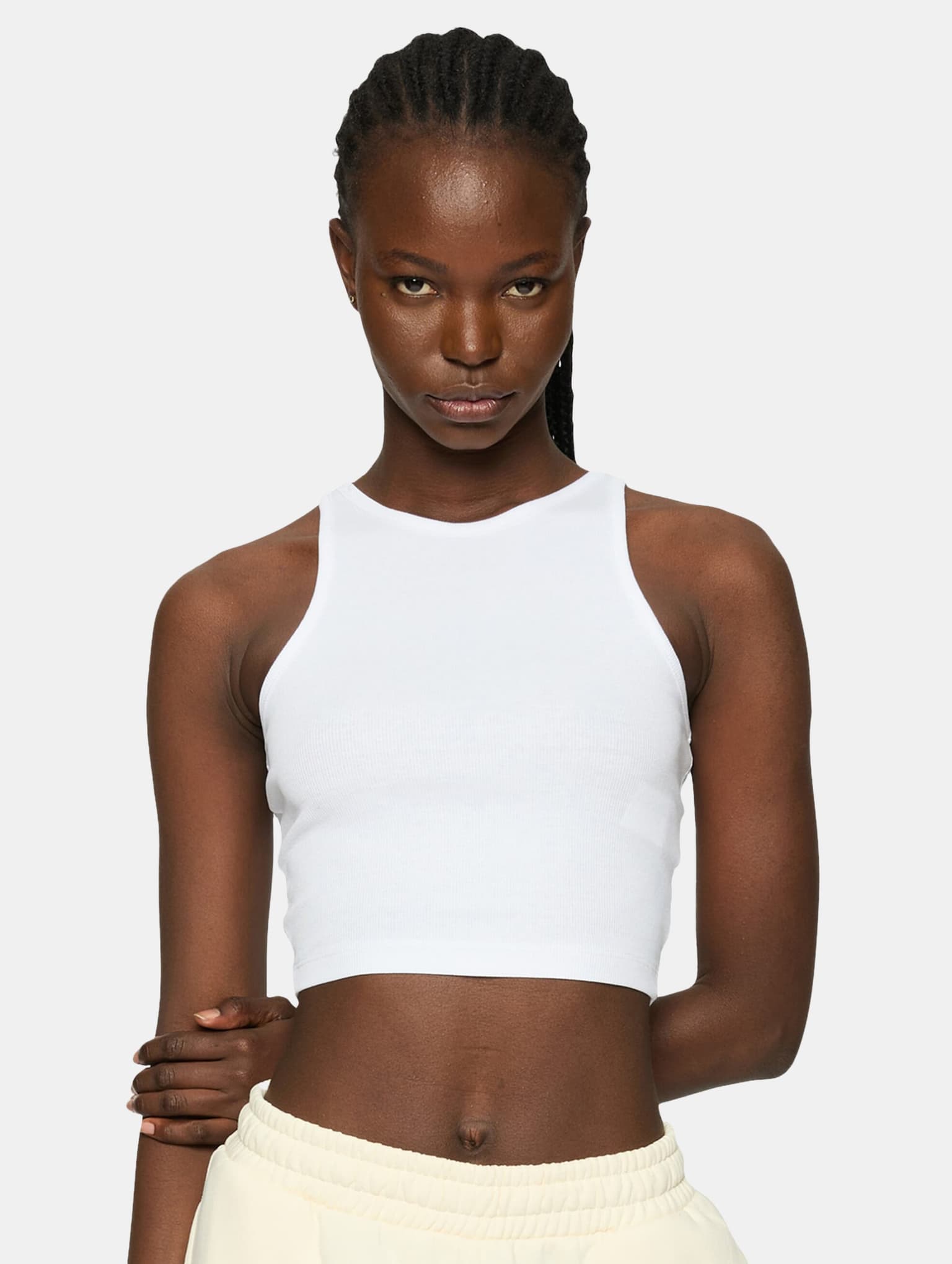 Urban Classics Ladies Essentials Cropped Rib Top 2-Pack – Bild 2
