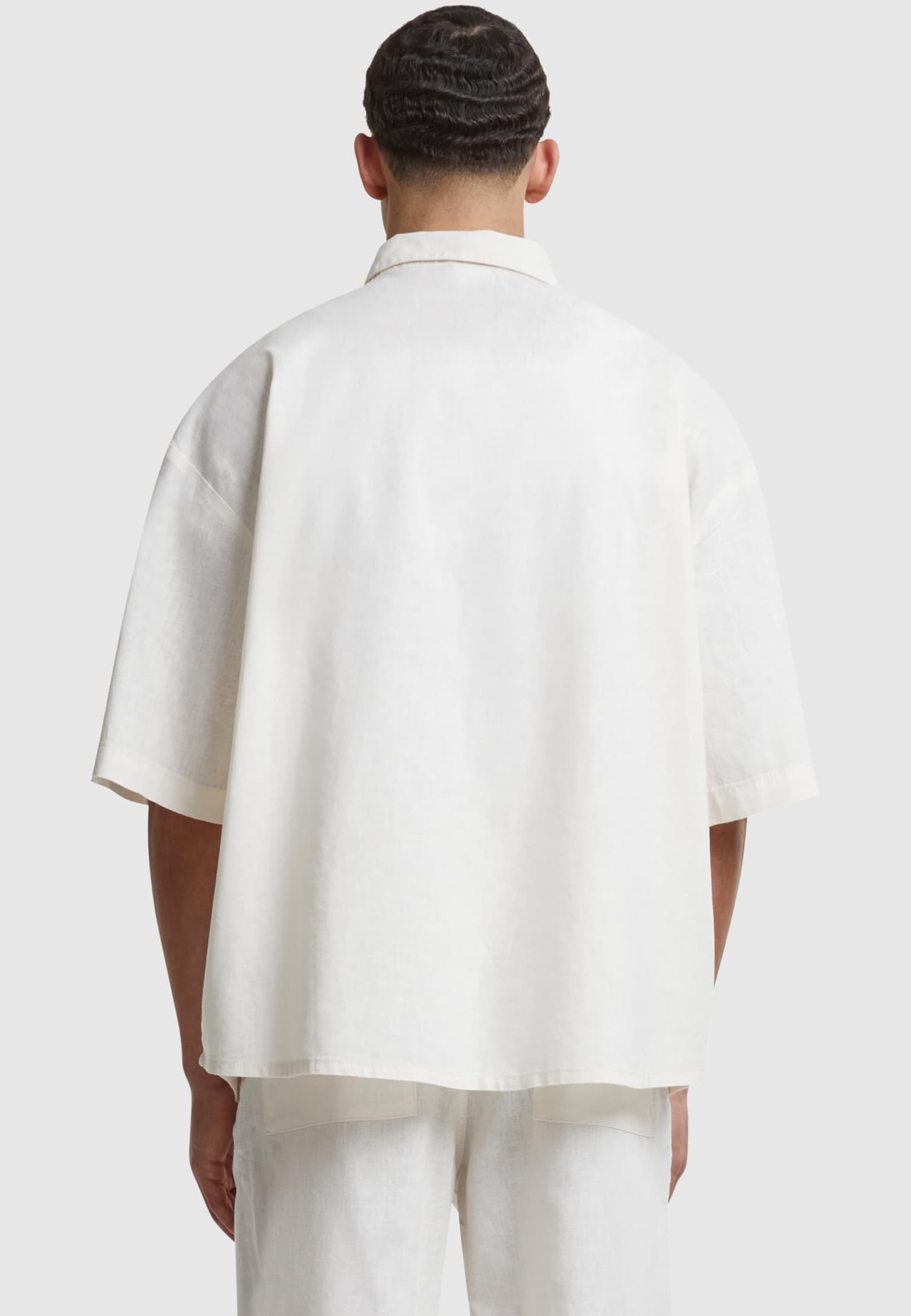 Urban Classics Boxy Cotton Linen Shirt – Bild 2