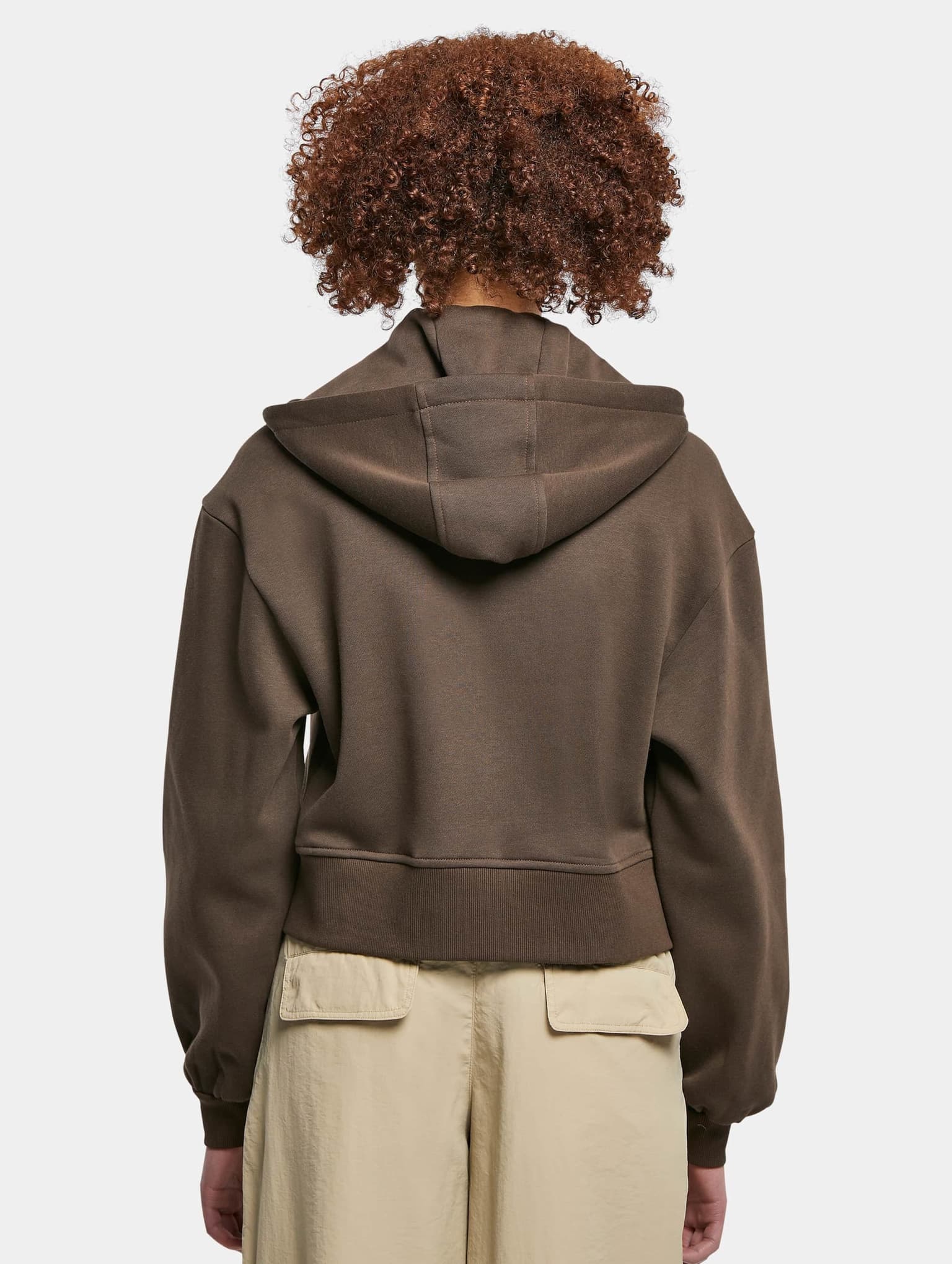 Urban Classics Ladies Short Oversized Zip Jacket – Bild 2