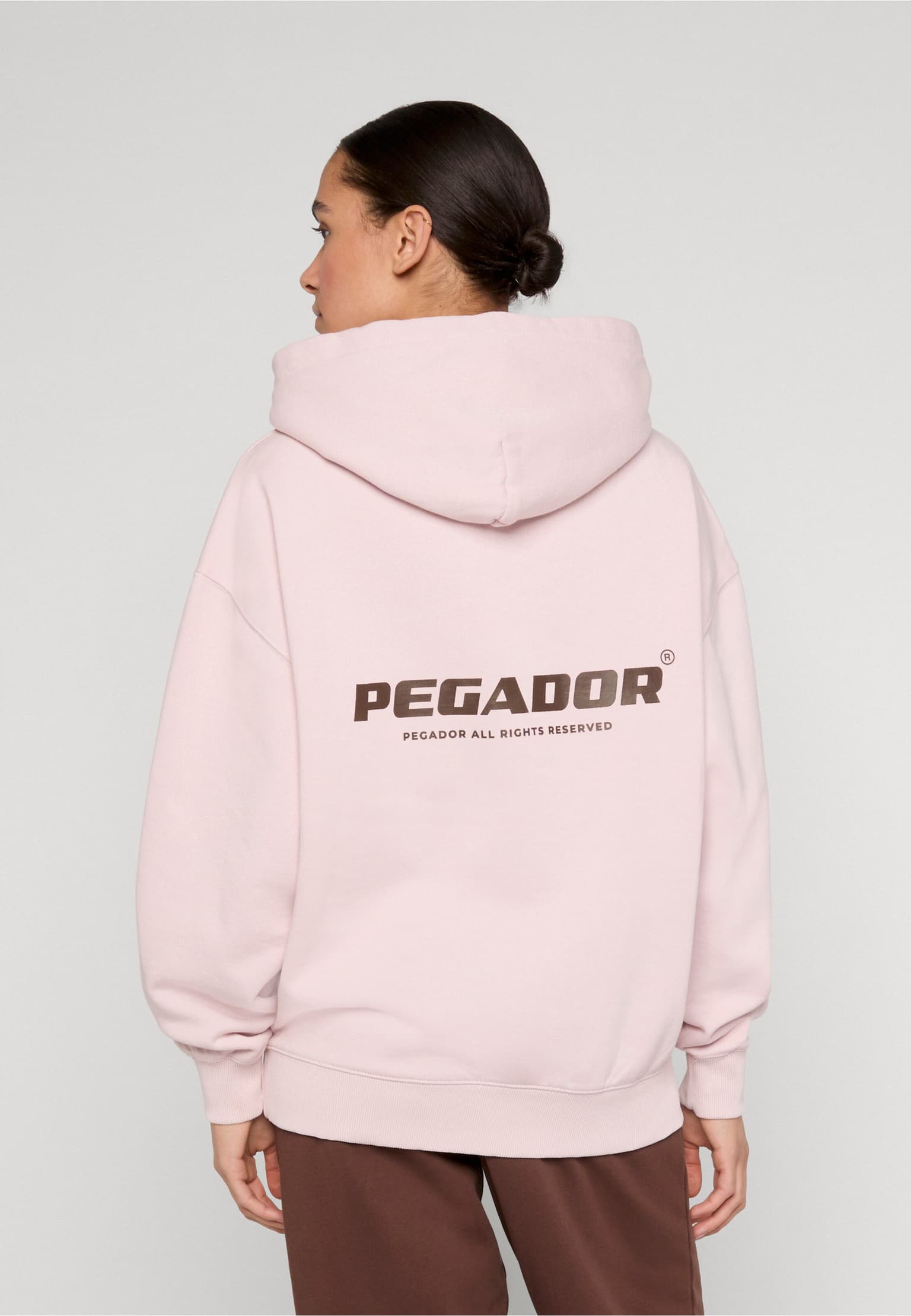 PEGADOR Atna Logo Oversized Hoodie – Bild 2