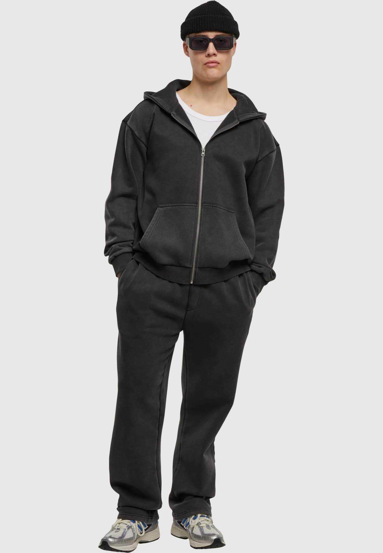 Urban Classics Vintage Heavy Zip Hoodie – Bild 4