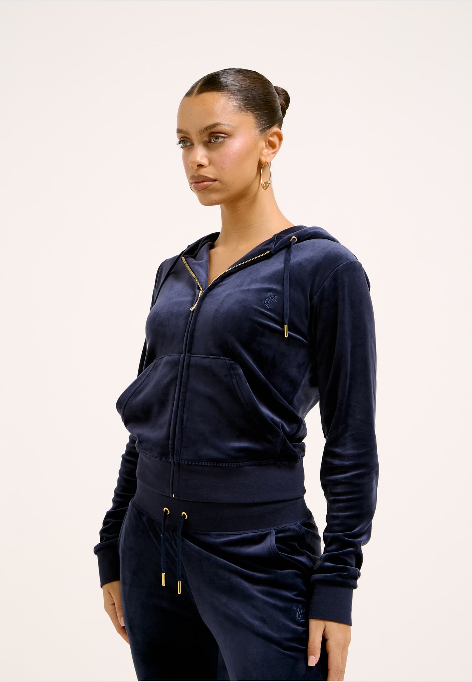 Juicy Couture DACH ADDISON VELOUR ZIP HOODIE – Bild 3