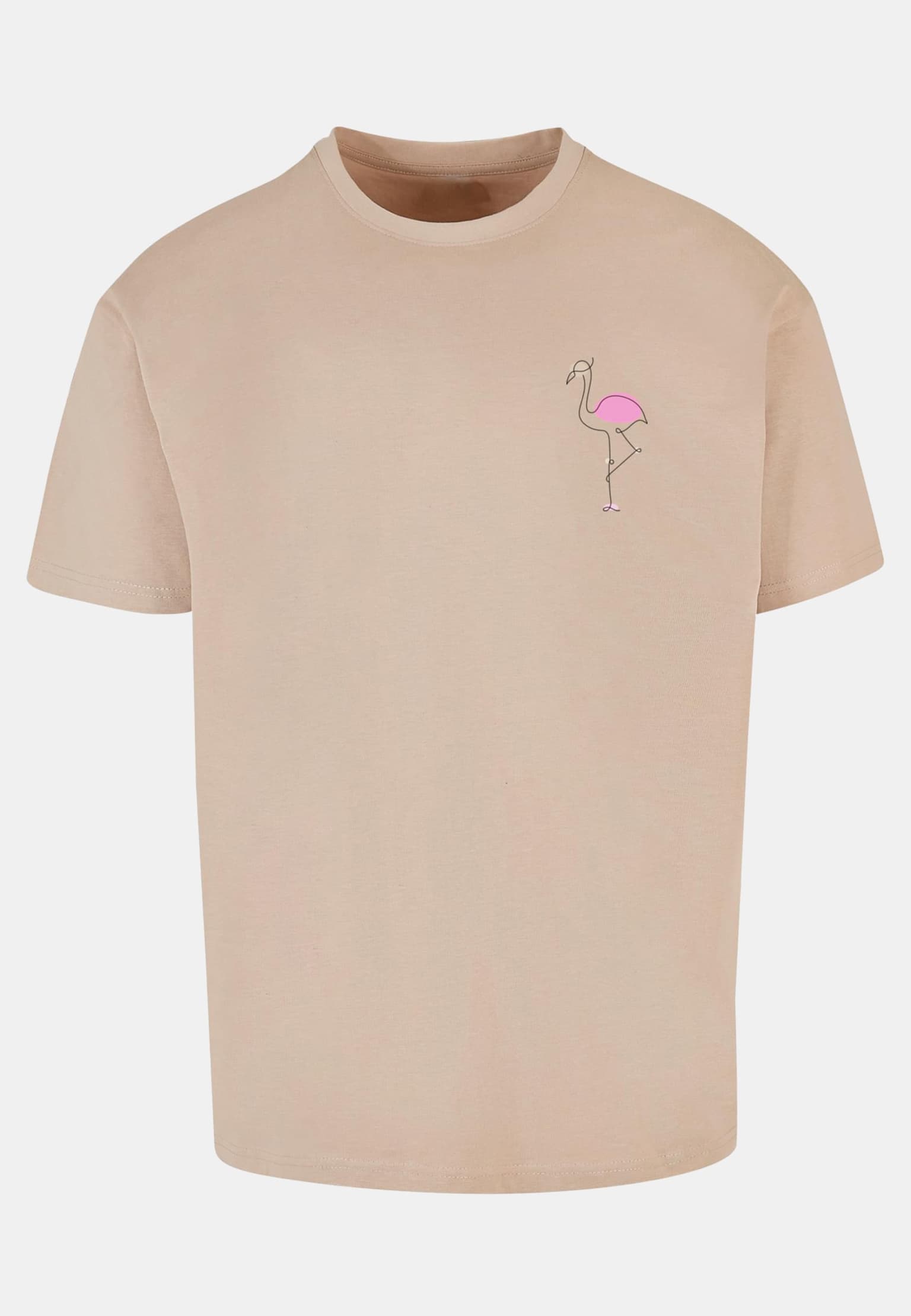 Merchcode POD Flamingo Heavy Oversize Tee