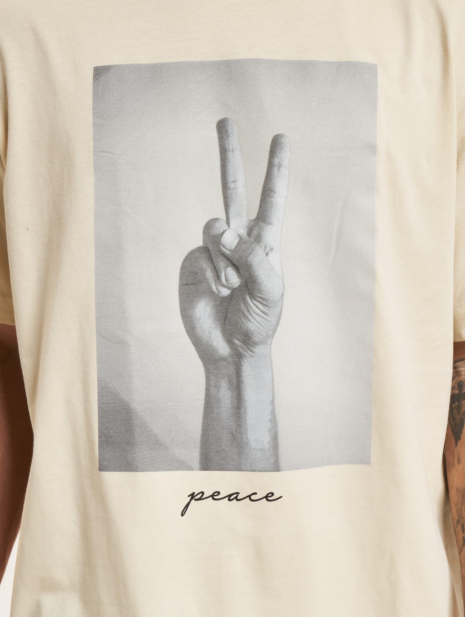Mister Tee Peace Sign T-Shirt – Bild 4