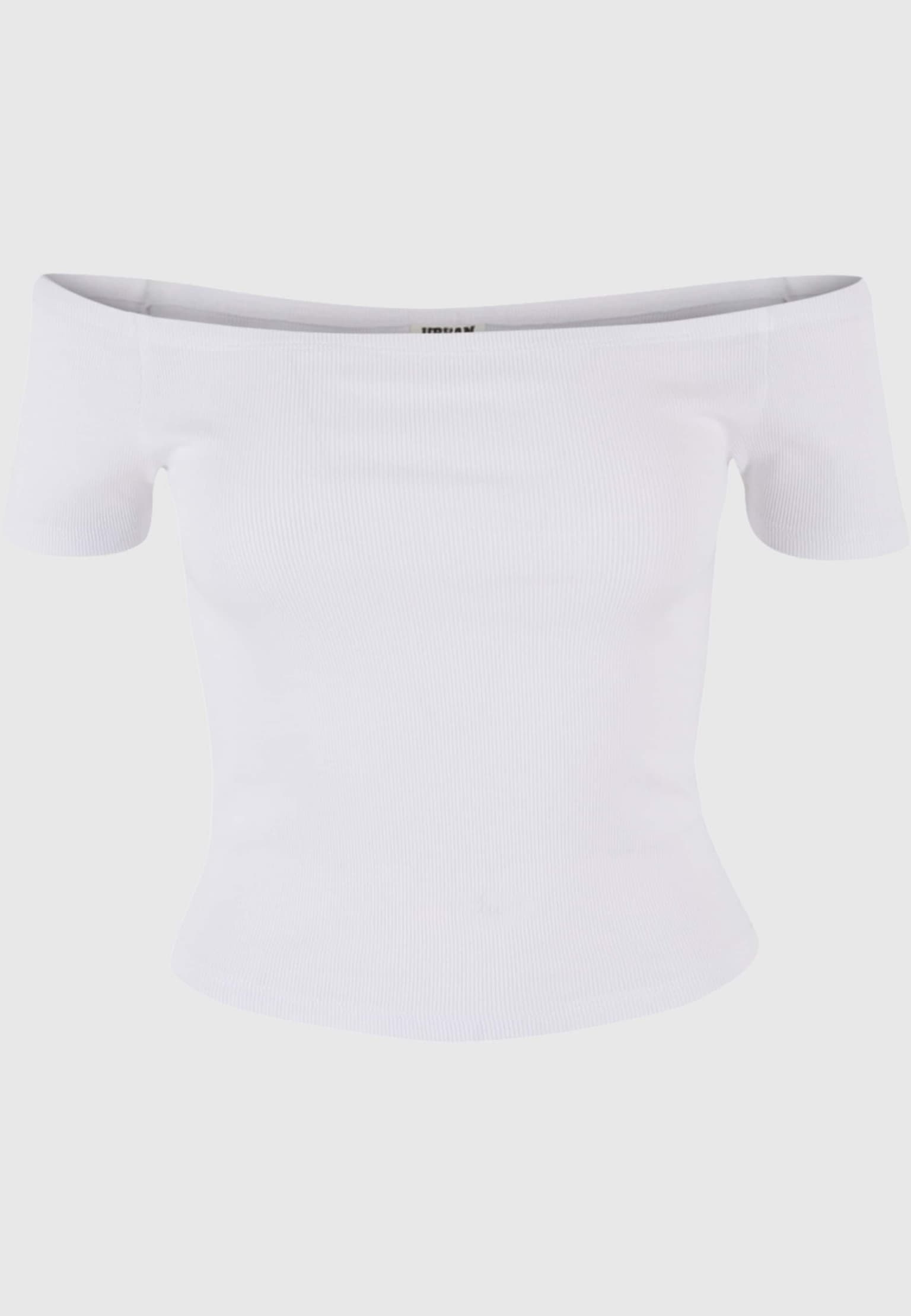Urban Classics Ladies Essentials Off Shoulder Rib Tee – Bild 3