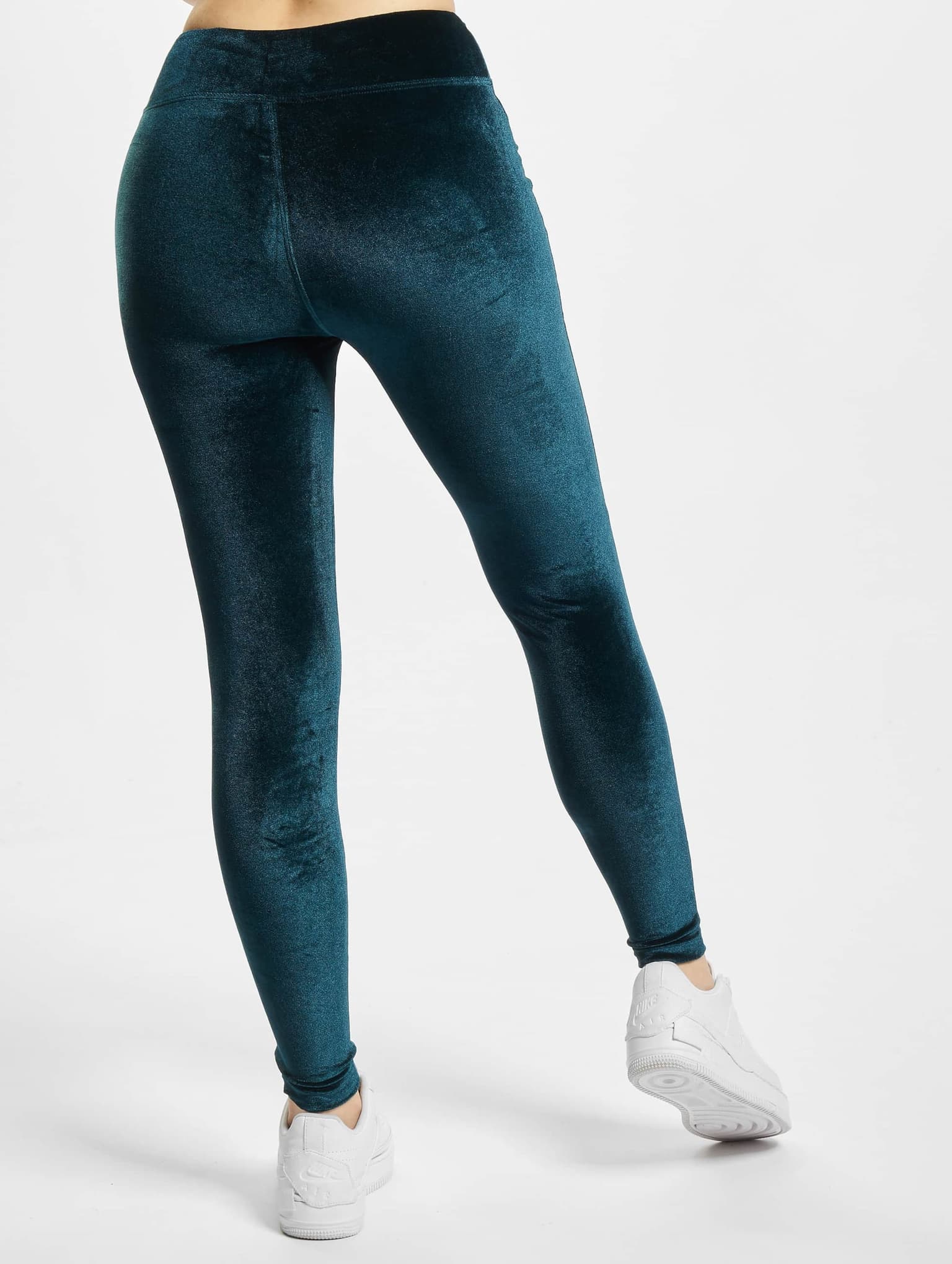 Urban Classics Ladies High Waist Velvet Leggings – Bild 2