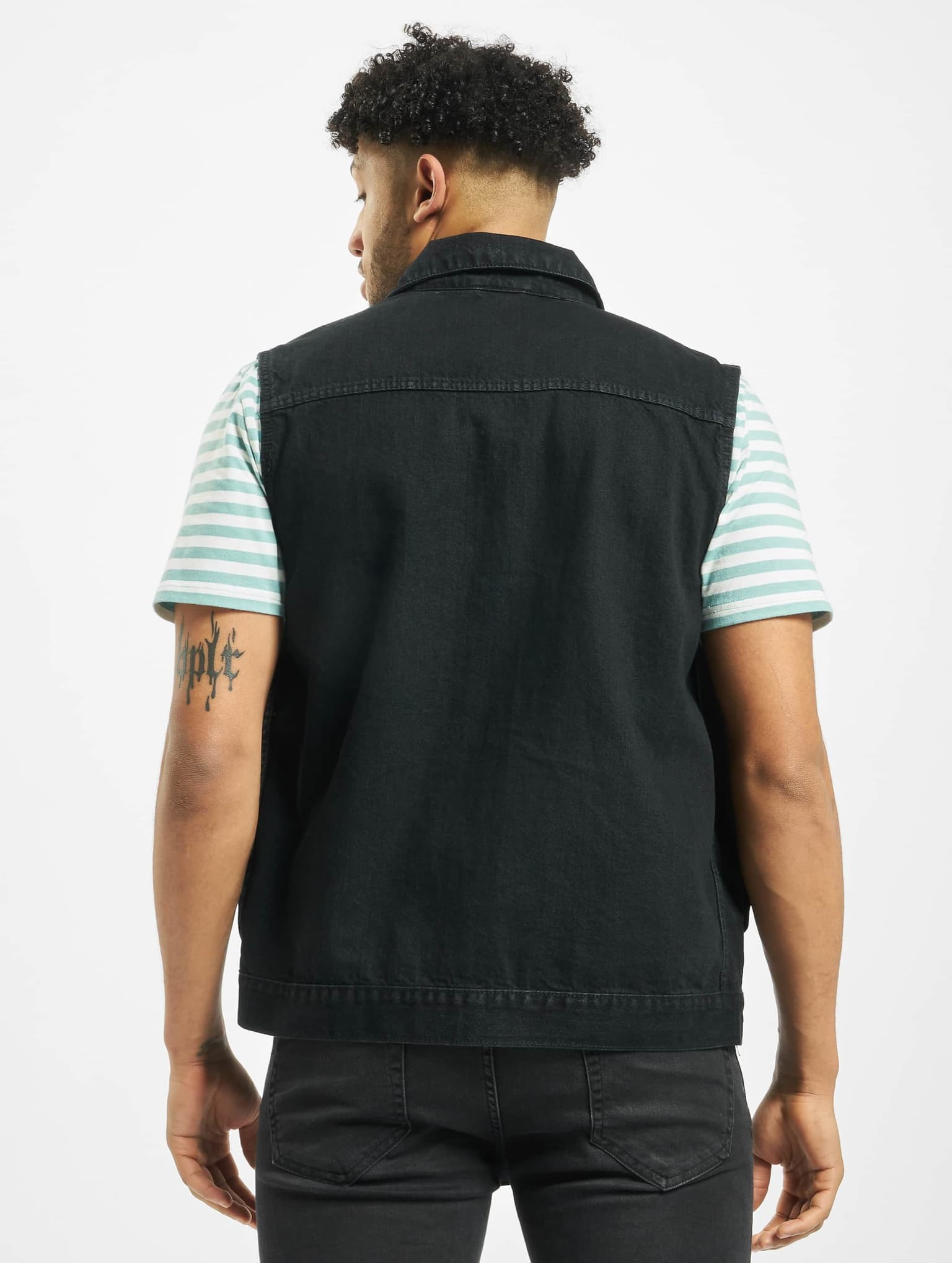 Urban Classics Denim Vest – Bild 3