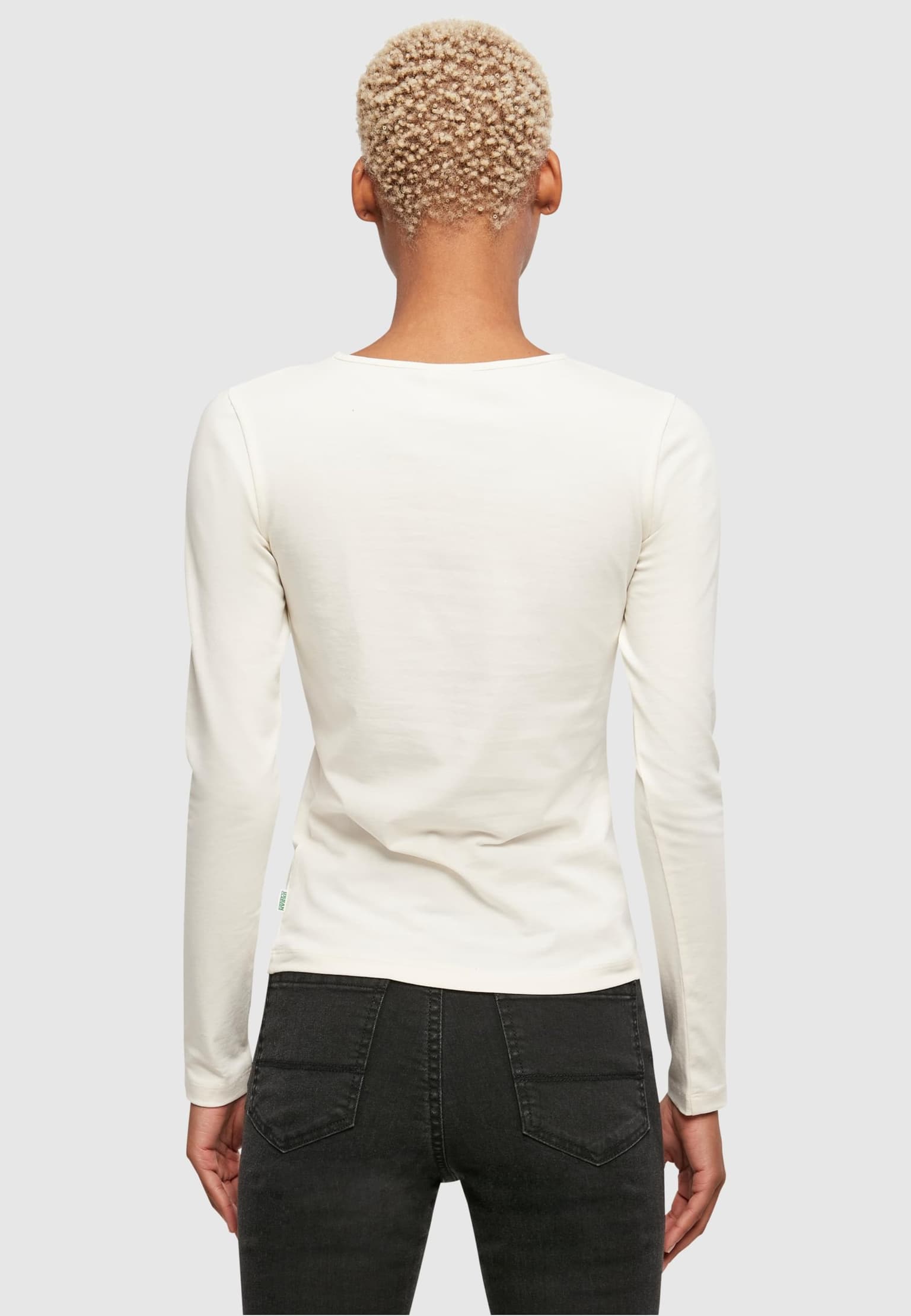 Urban Classics Ladies Crossed Cut Out Longsleeve – Bild 2
