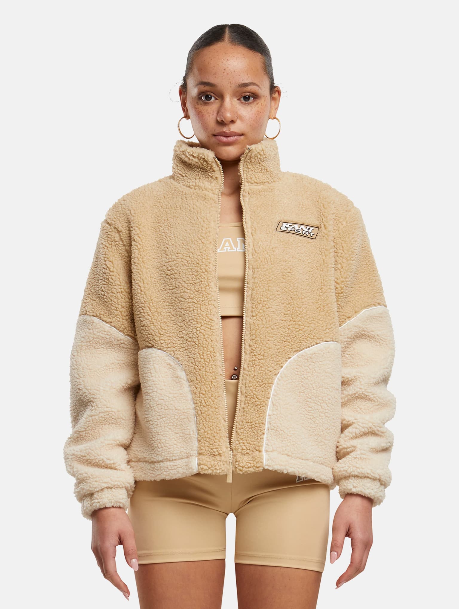 Karl Kani Sport Patch Teddy Block Übergangsjacke – Bild 3