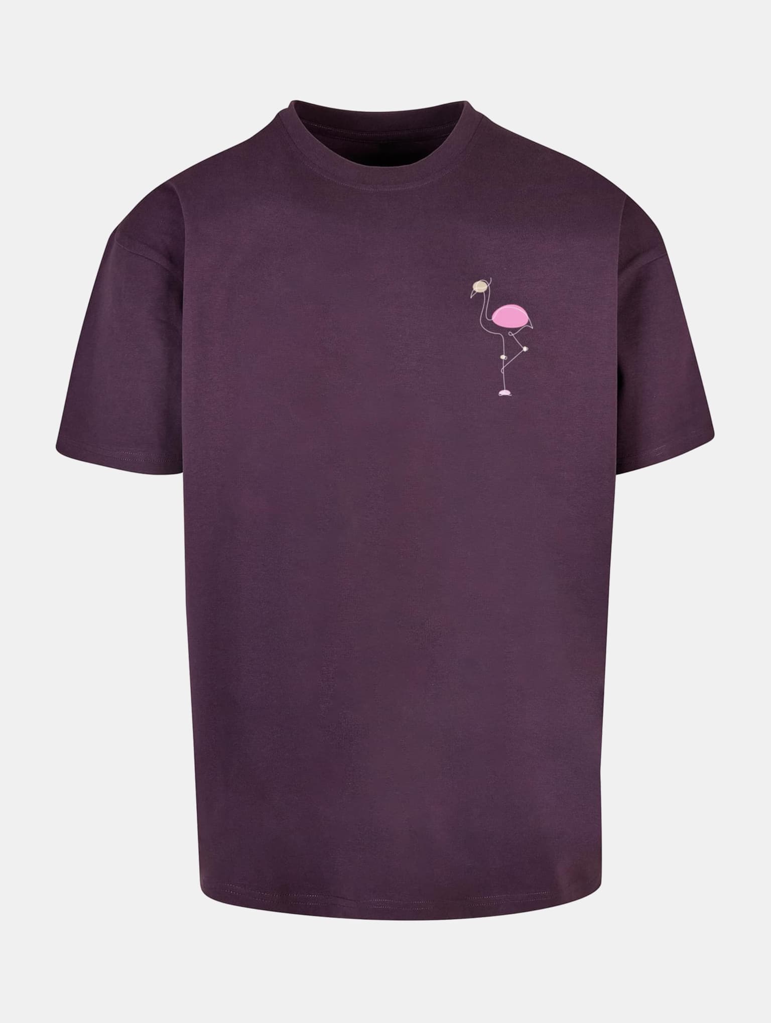 Merchcode POD Flamingo Heavy Oversize Tee
