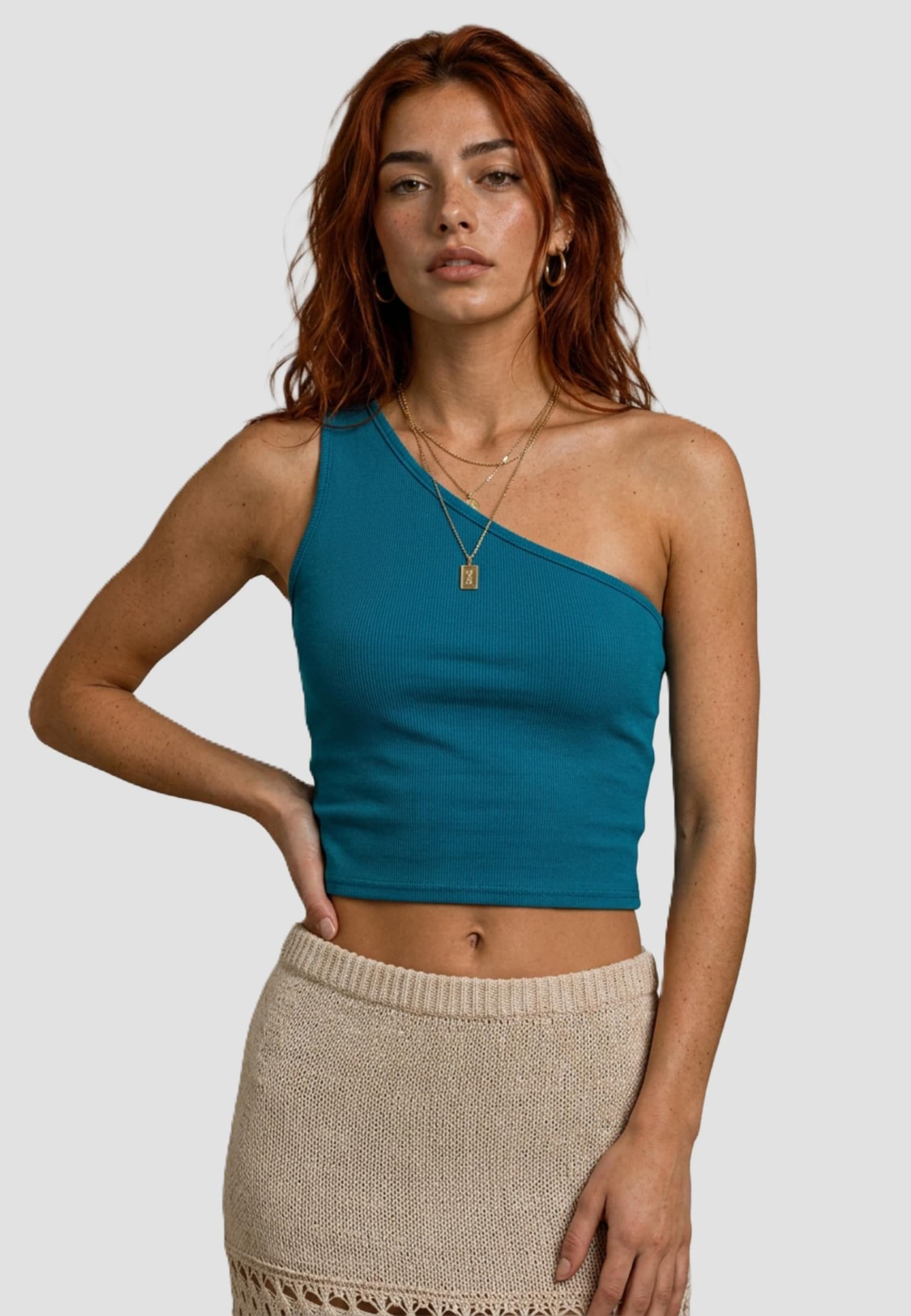 Urban Classics – Urban Classics Ladies Cropped Asymmetric Top