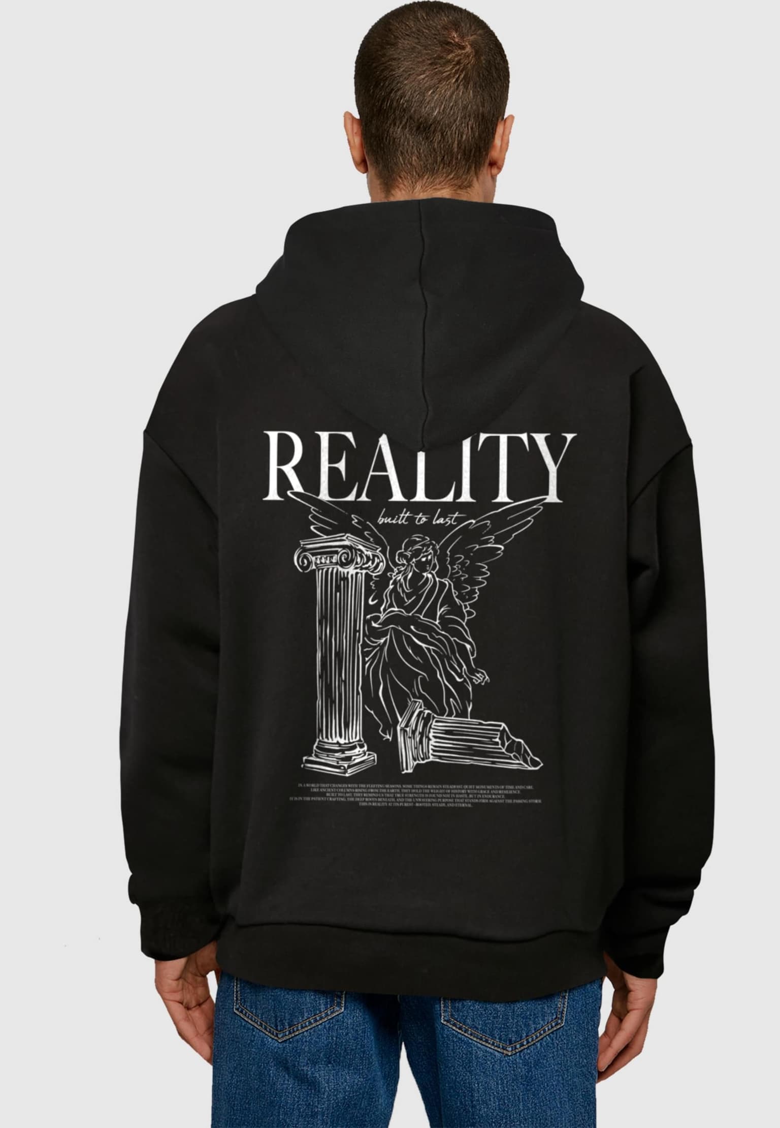 Mister Tee Reality Ultra Heavy Cotton Box Hoody – Bild 2