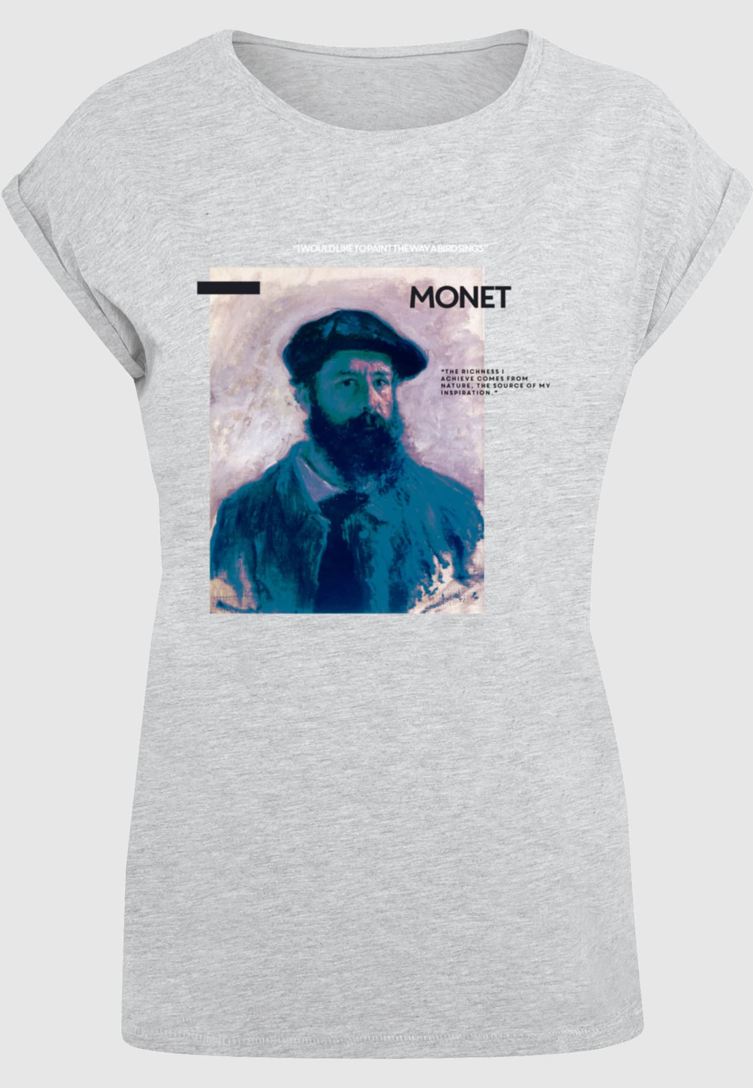 Merchcode Ladies APOH - Monet Nature T-Shirt – Bild 3