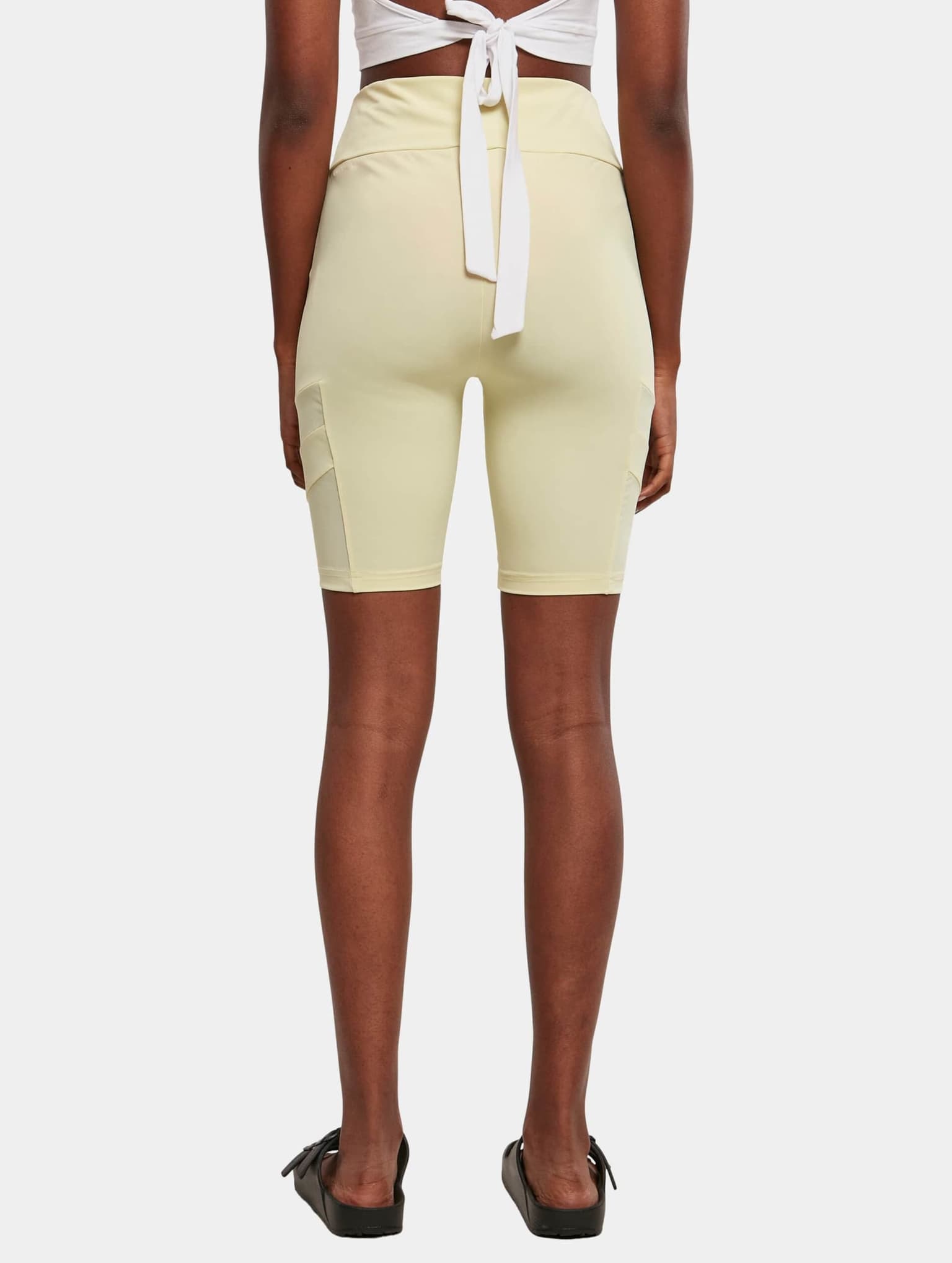 Urban Classics Ladies High Waist Tech Mesh Cycle Short – Bild 2