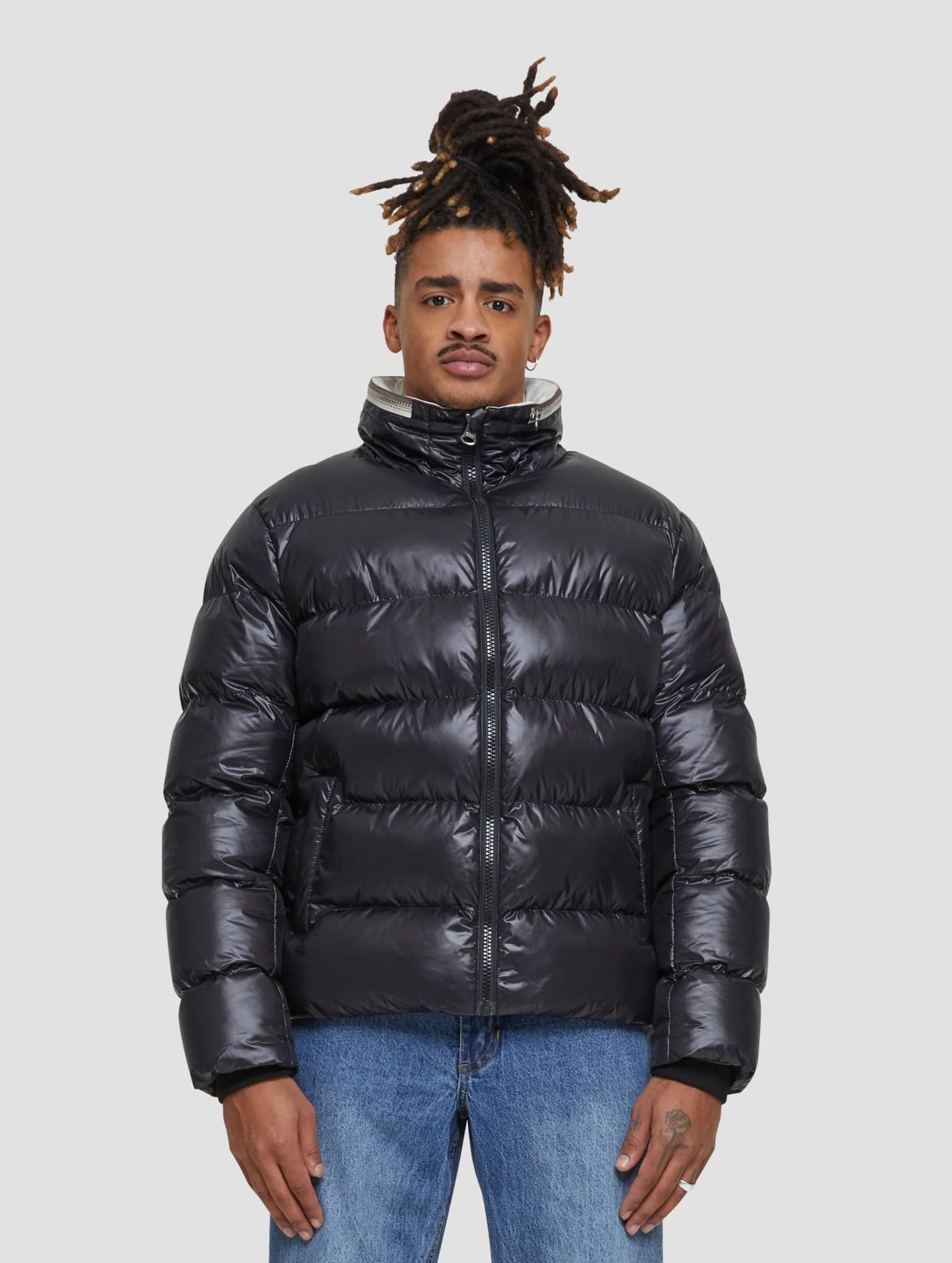 Urban Classics Essentials Zip neck Puffer Jacket