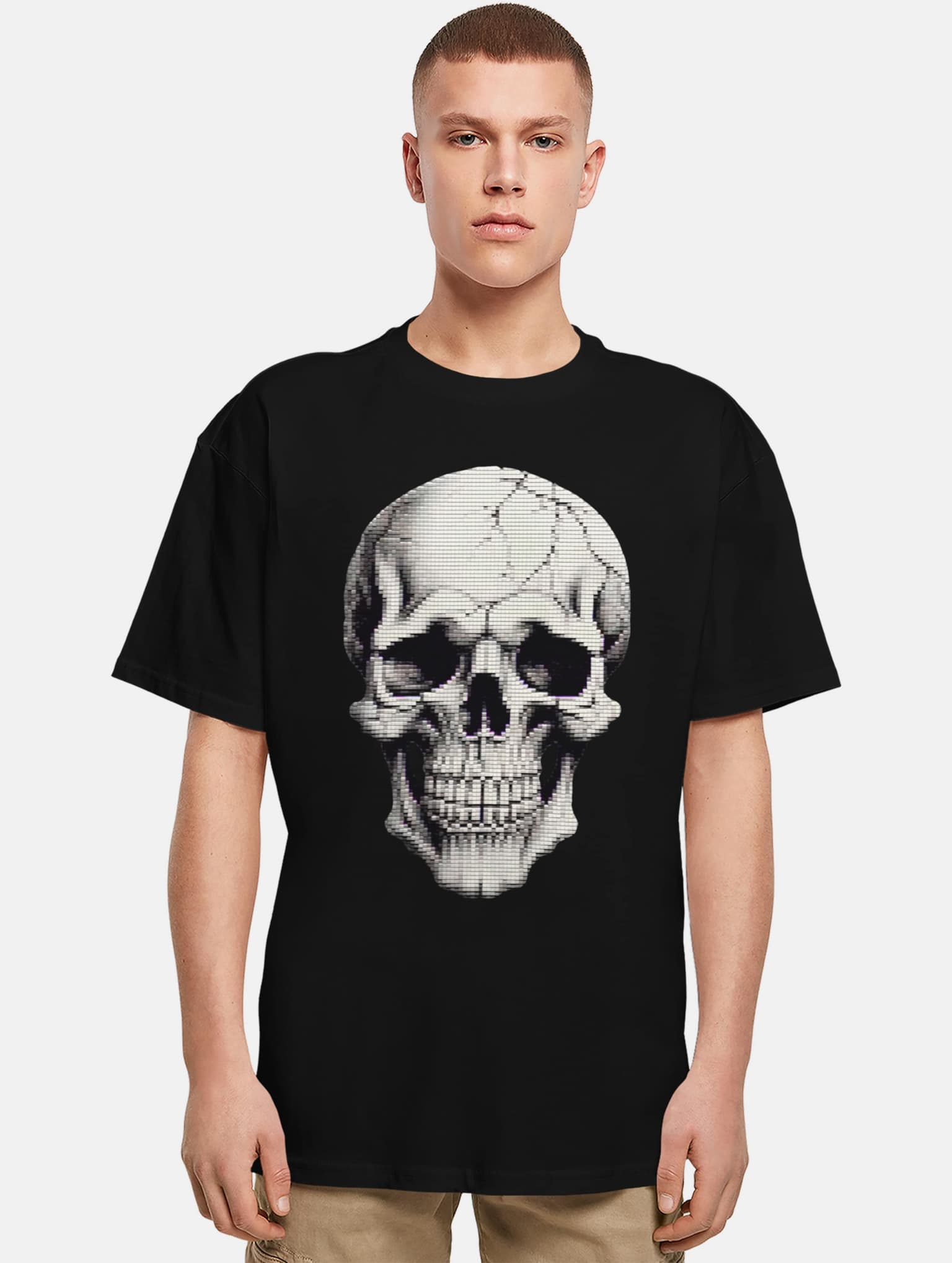 Merchcode Halloween - Skull Tee