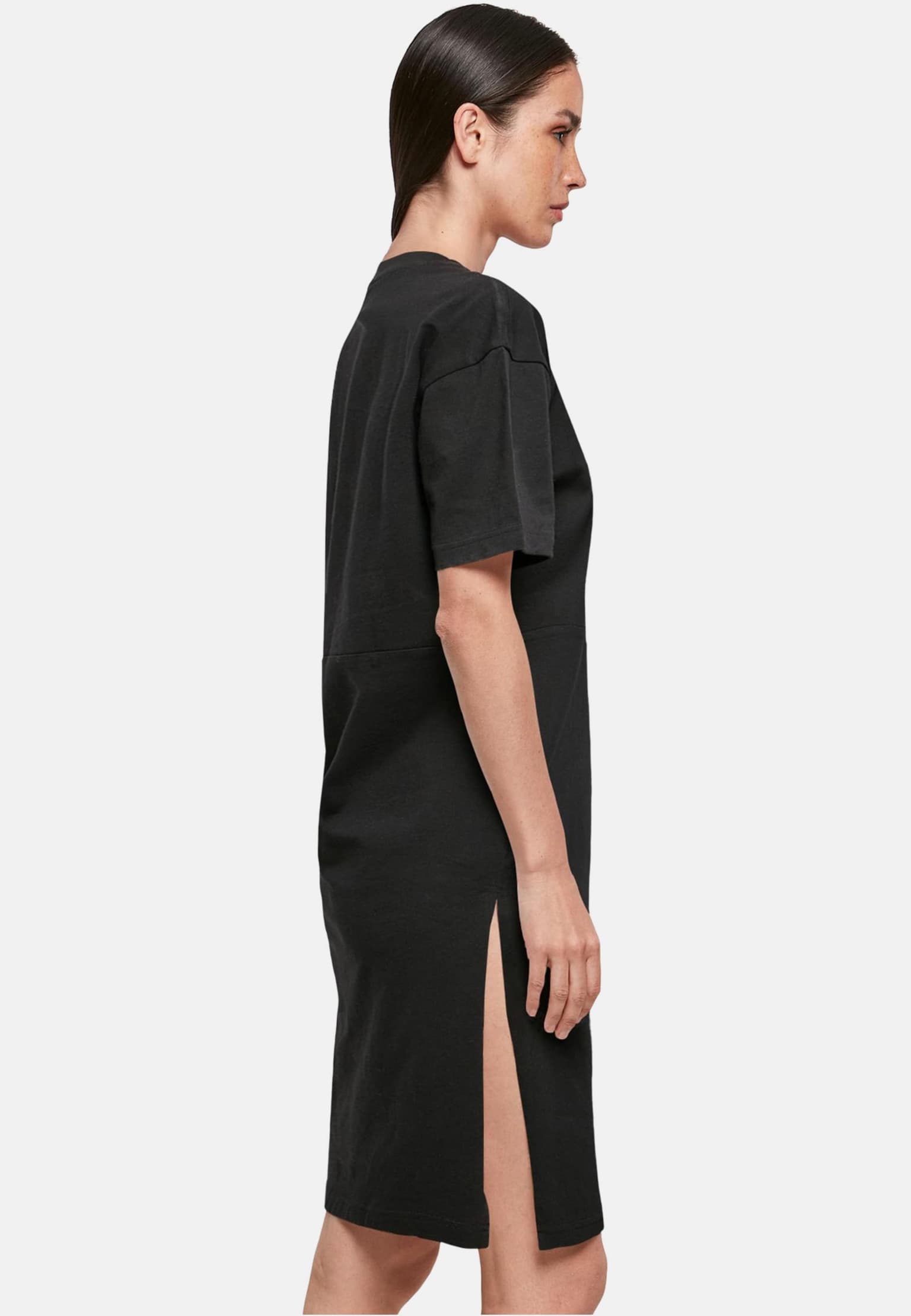 Merchcode Ladies Rose Oversized Slit Tee Dress – Bild 4