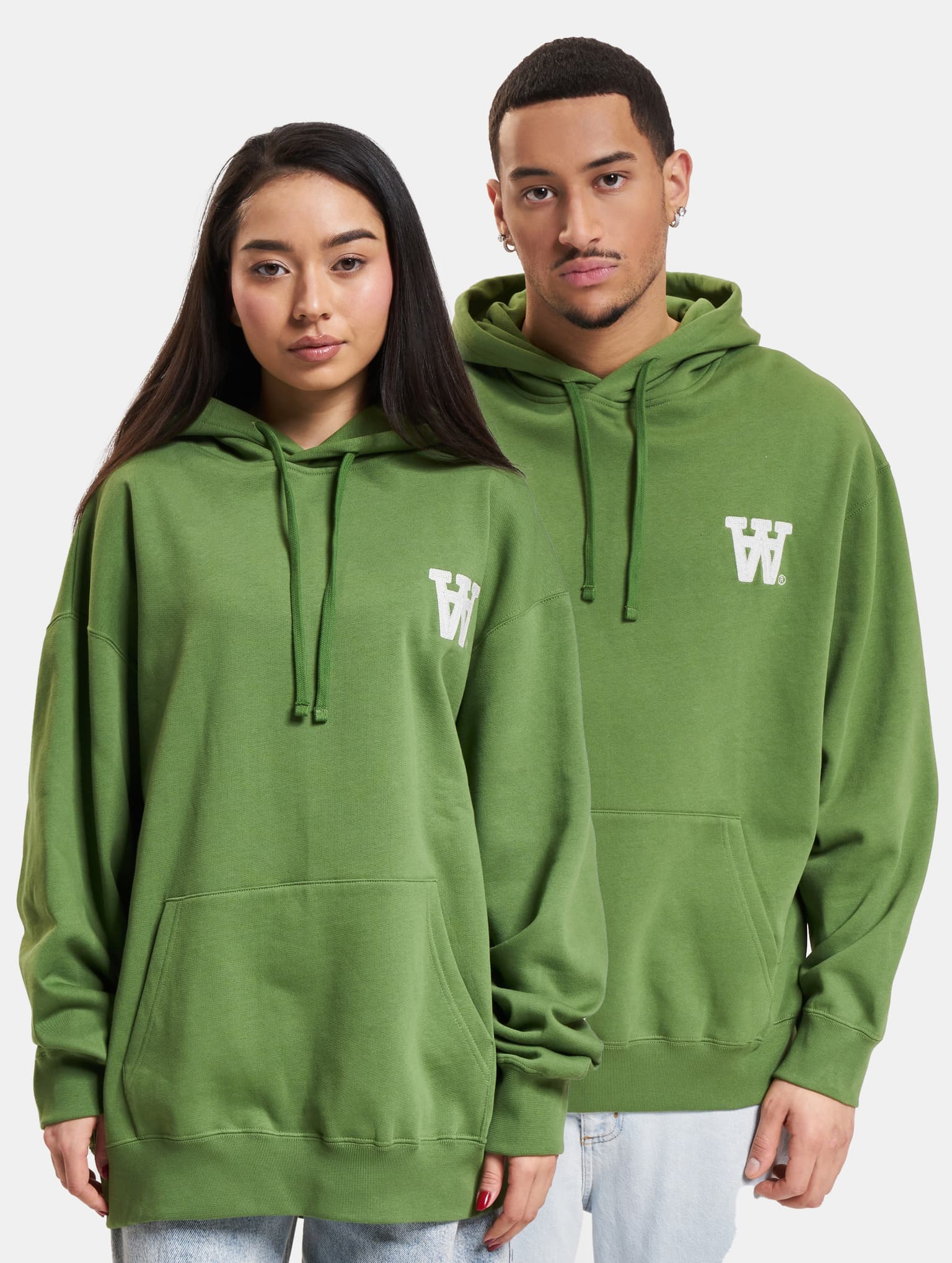 Wood Cass Aa Moss Embroidery Hoodie