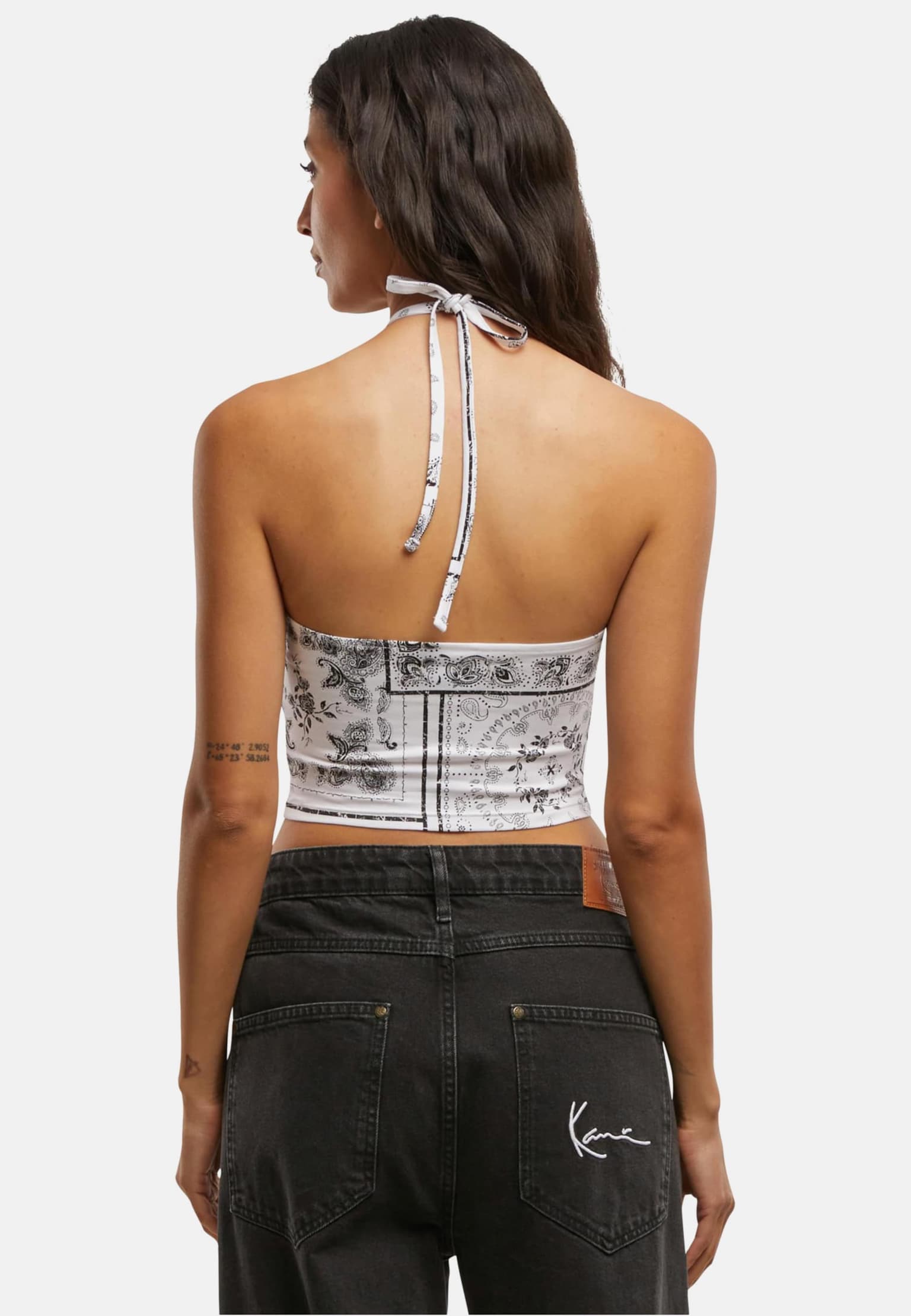 Karl Kani Signature Paisley Neckholder Top – Bild 2