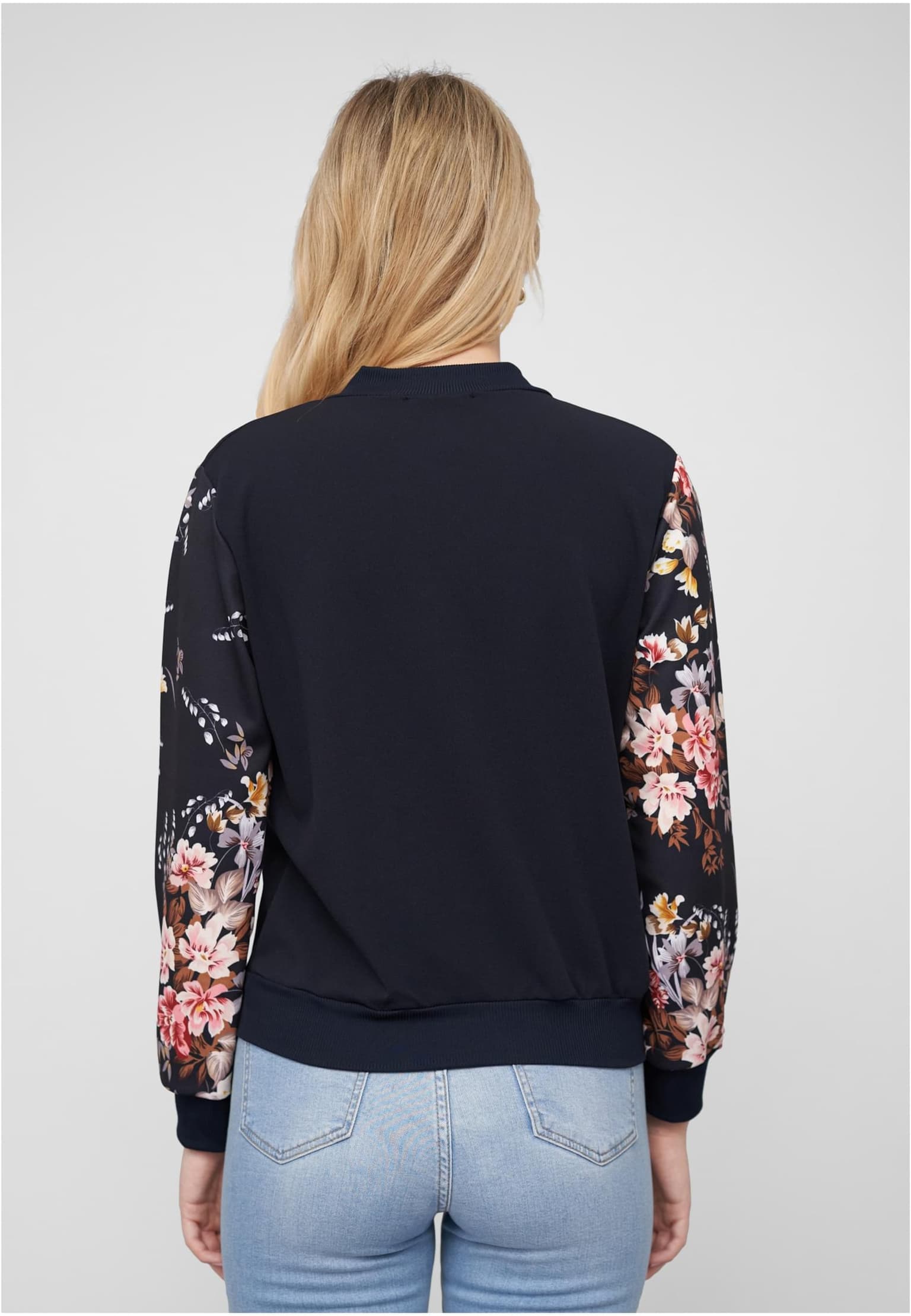 Cloud5ive Blouson with Flower Print Sleeves – Bild 2