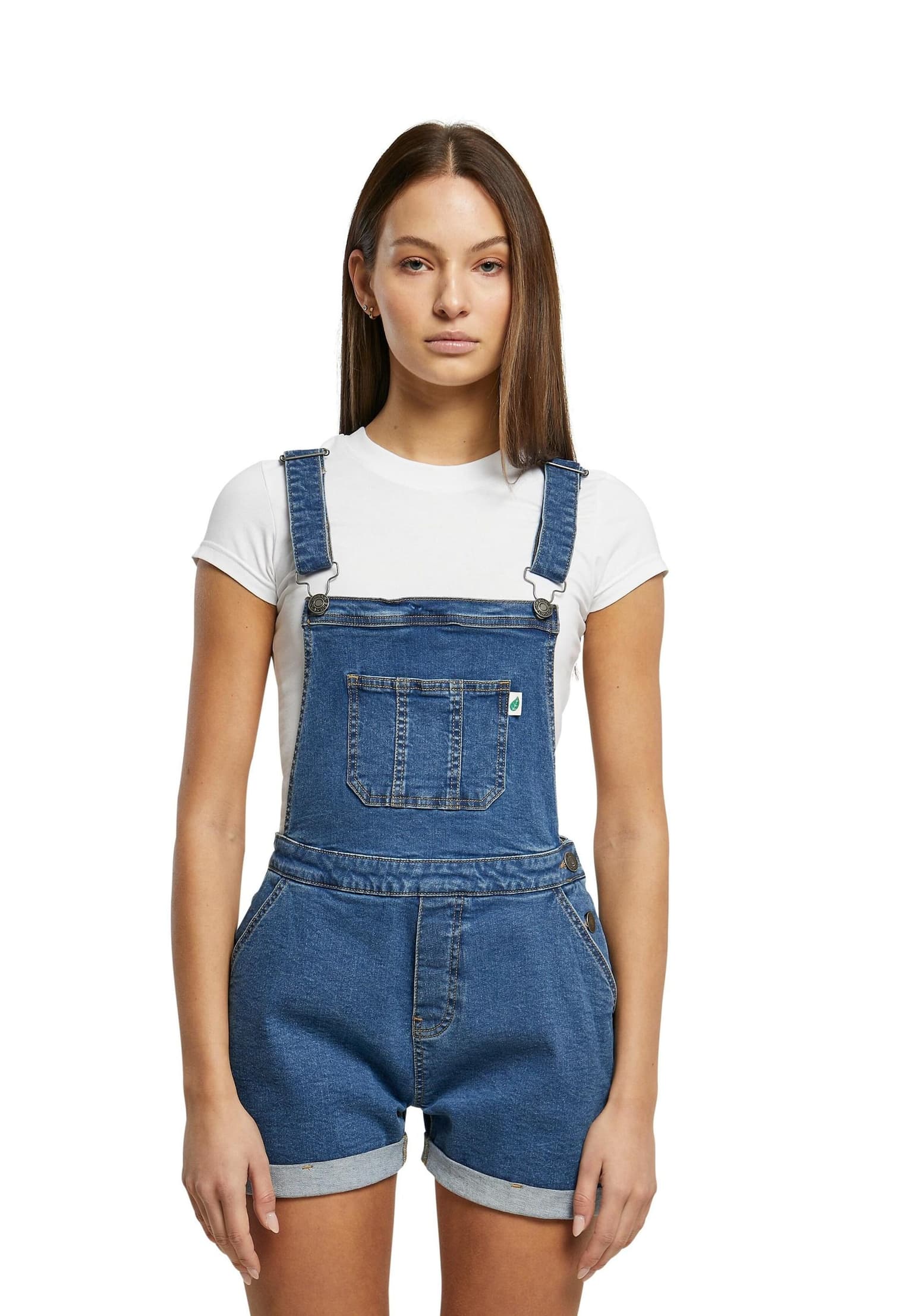 Urban Classics Ladies Essentials Short Dungaree – Bild 4