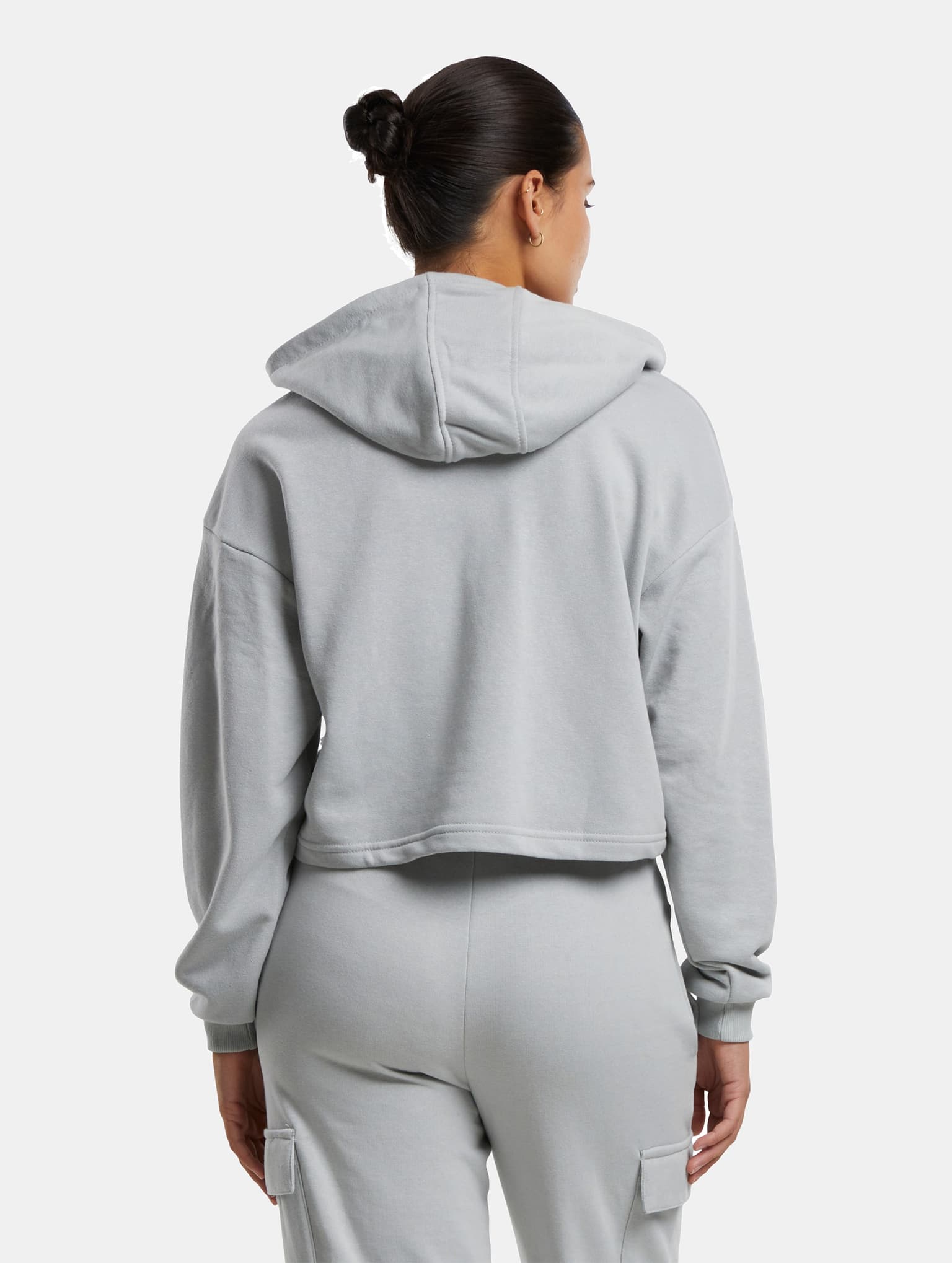 Urban Classics Ladies Oversized Cropped Light Terry Hoodie – Bild 2