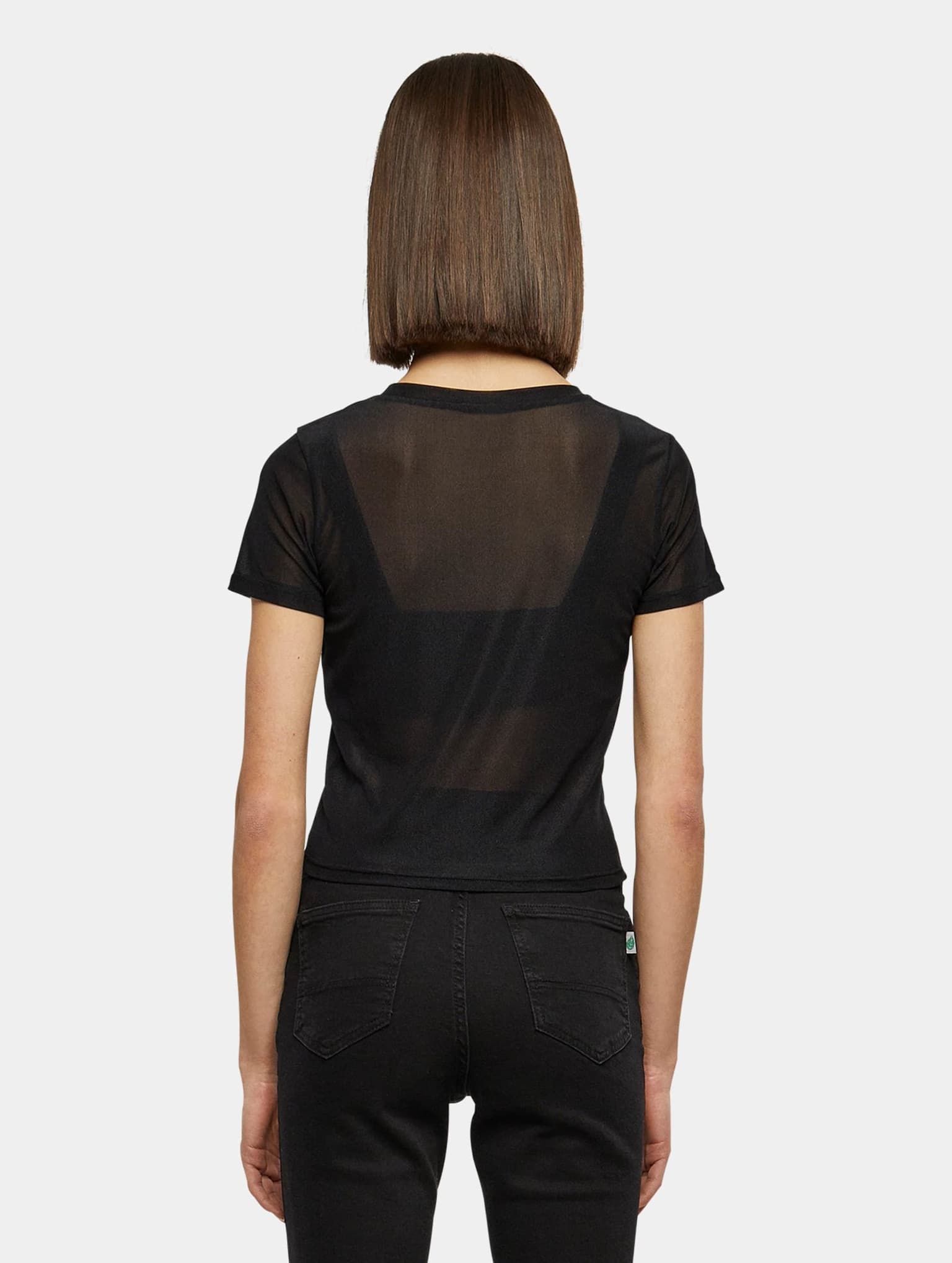Urban Classics Ladies Short Mesh Tee – Bild 2