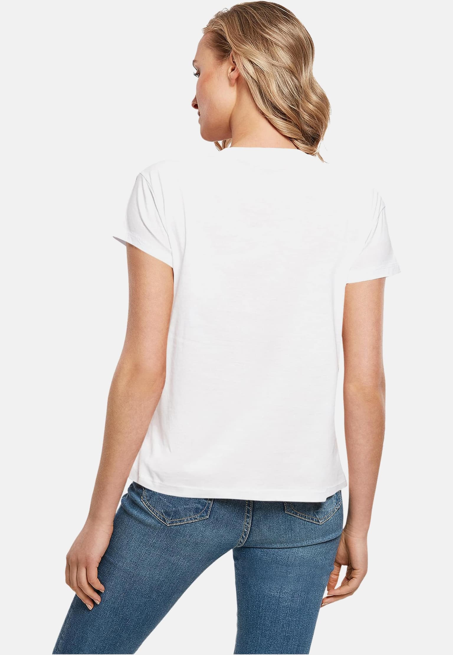 Merchcode Ladies Hugs & Love - Queen of Hearts Box Tee – Bild 2