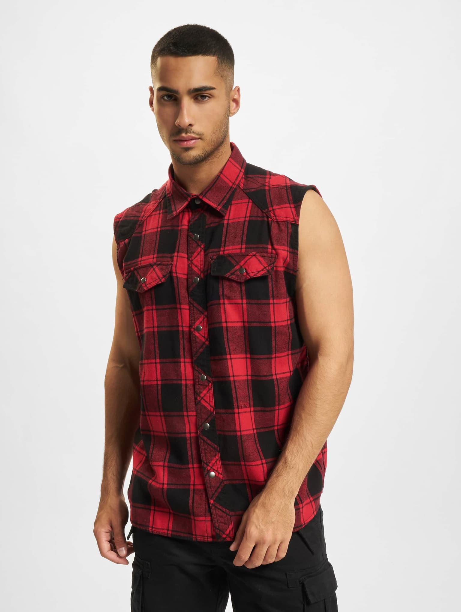 Brandit Checkshirt Sleeveless – Bild 3