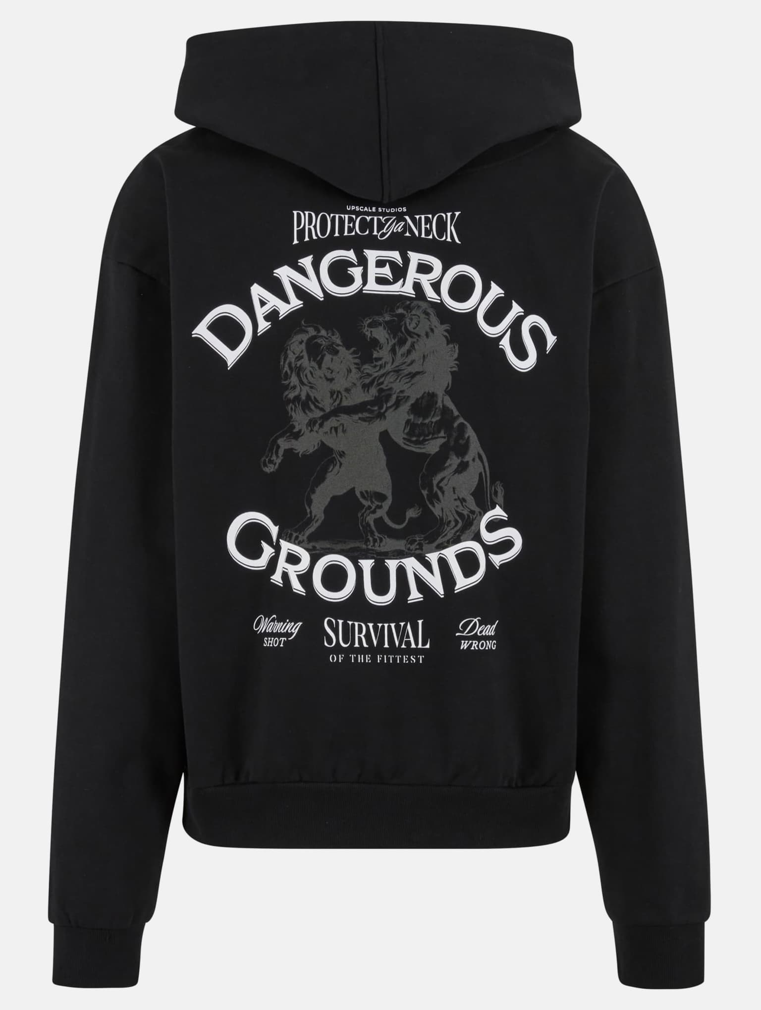 Mister Tee Upscale Dangerous Grounds Oversize Zip Hoody – Bild 4