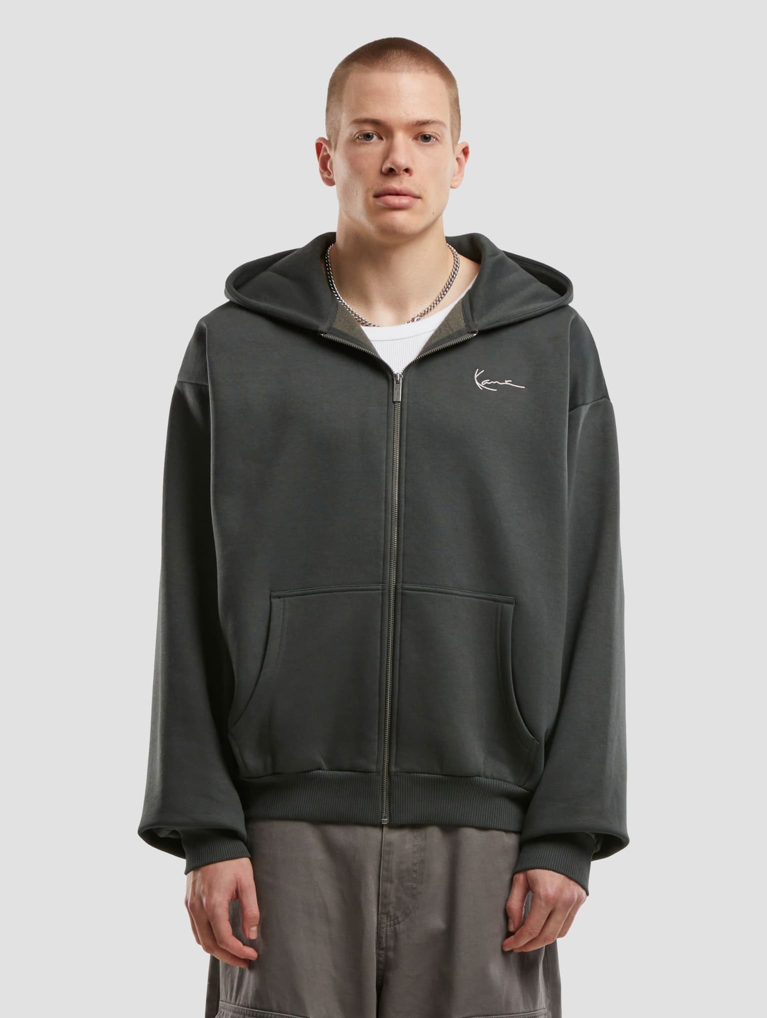 Karl Kani KK Old English Chrome Backprint Zip Hoodie – Bild 3