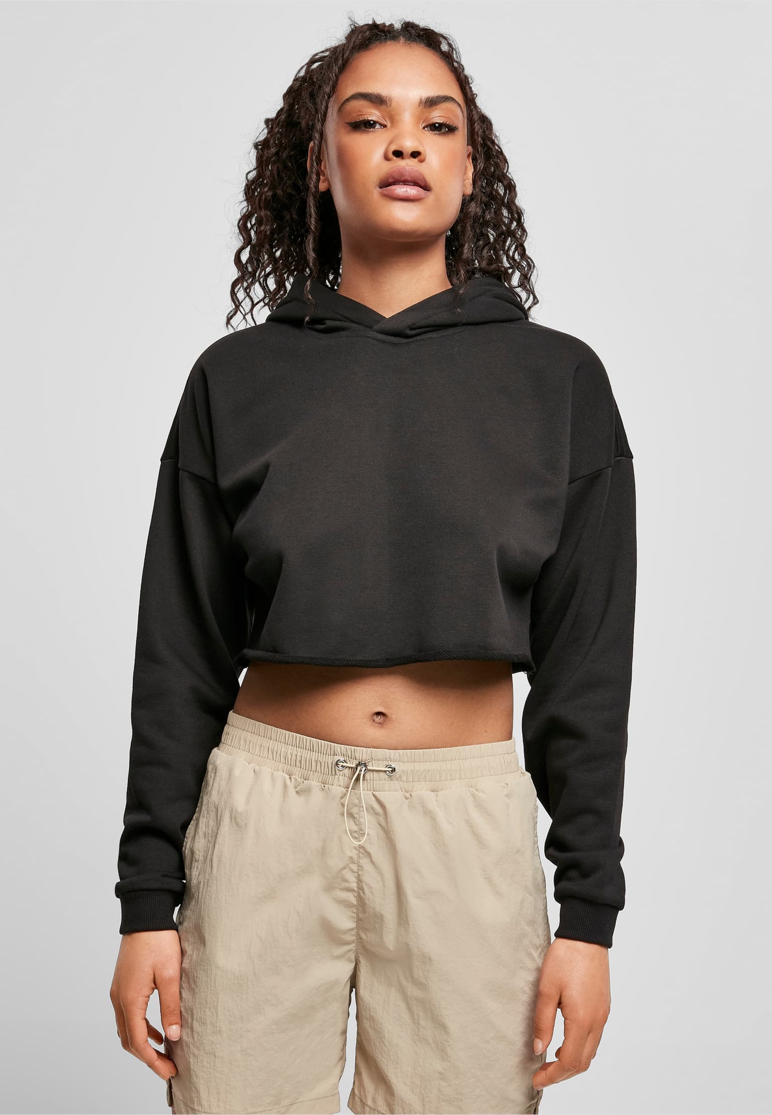 Urban Classics Ladies Oversized Cropped Hoody – Bild 3