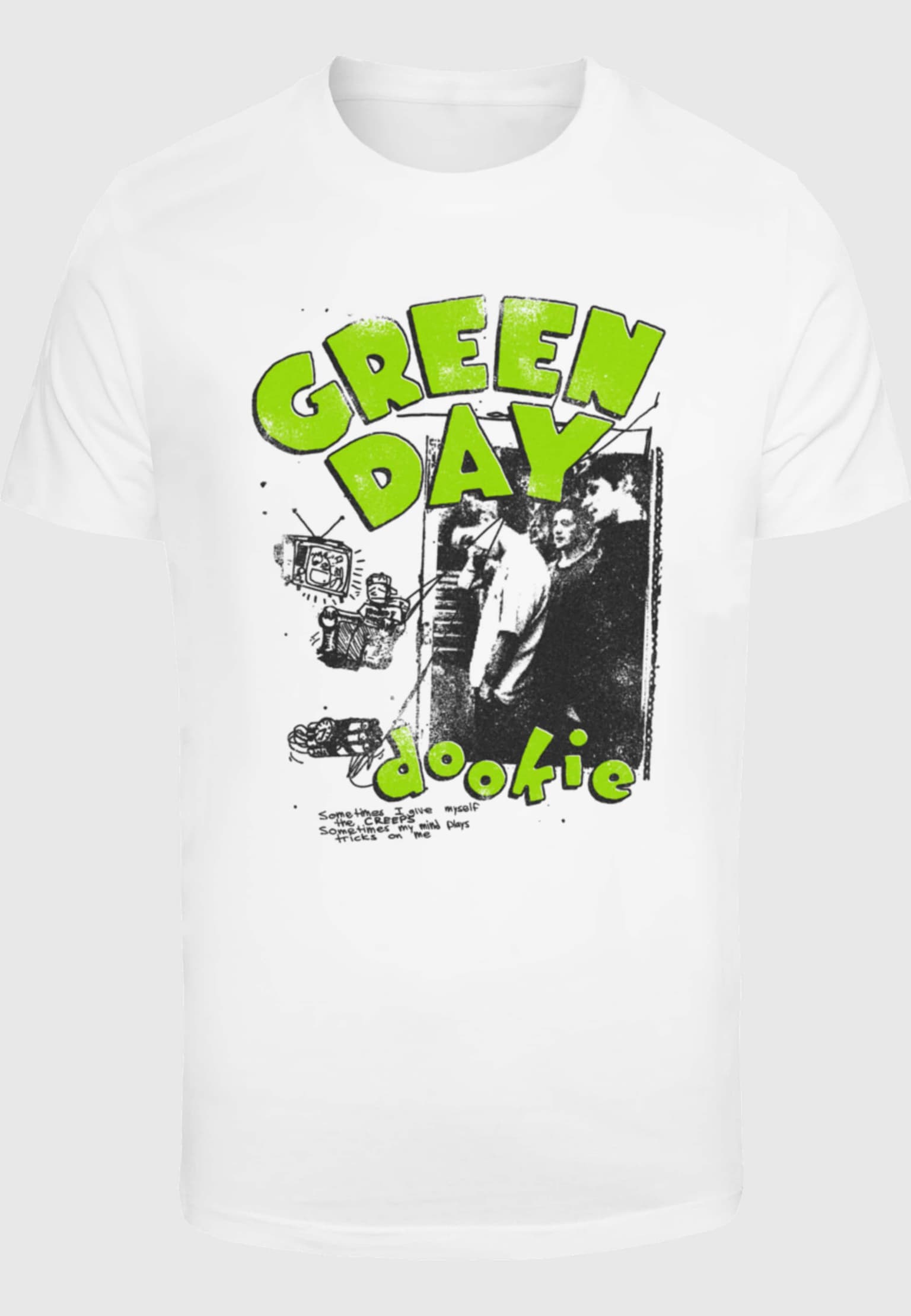 Merchcode Green Day Dookie Sketched up Tee – Bild 3