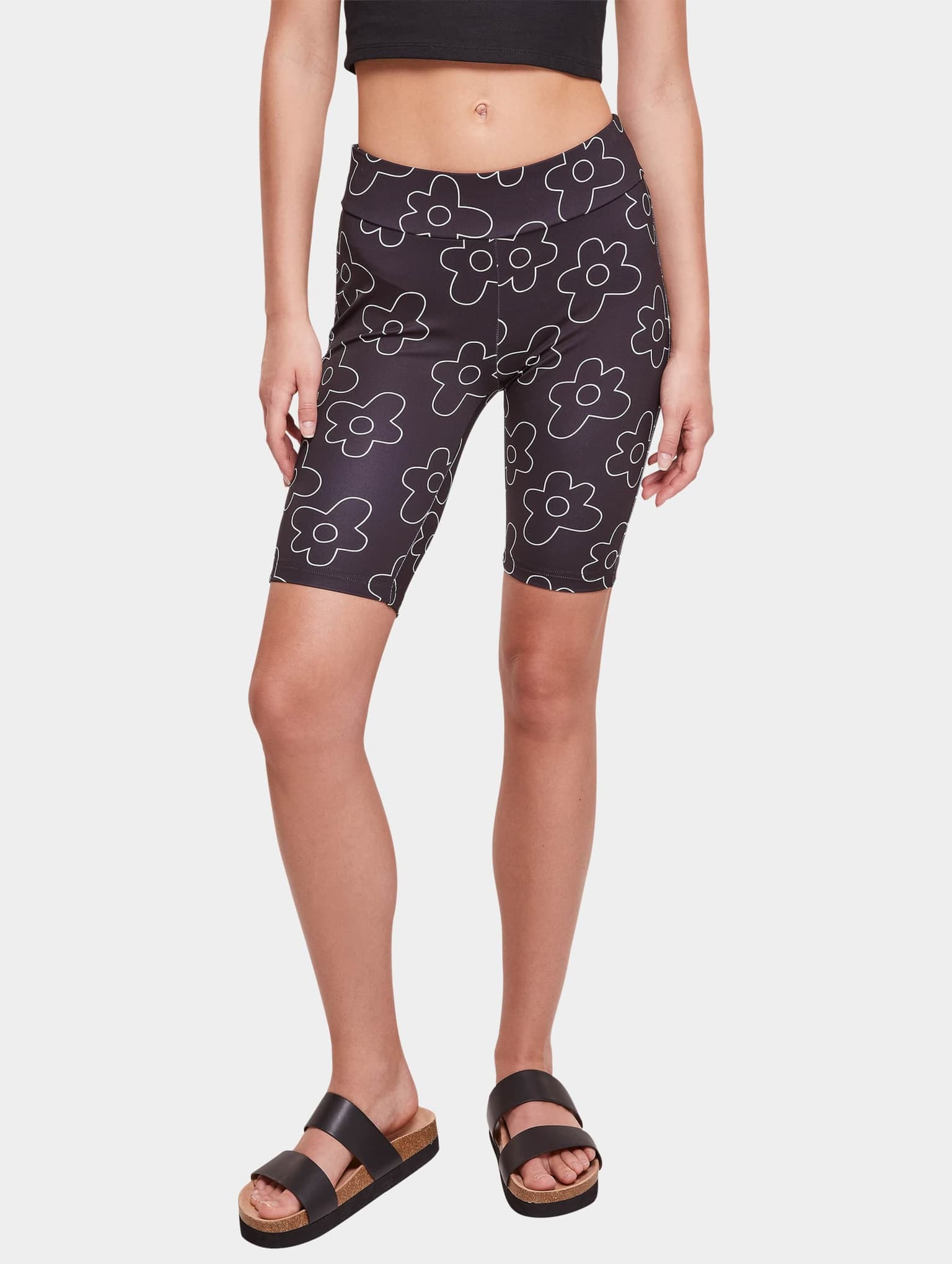 Urban Classics Ladies High Waist AOP Tech Cycle Short