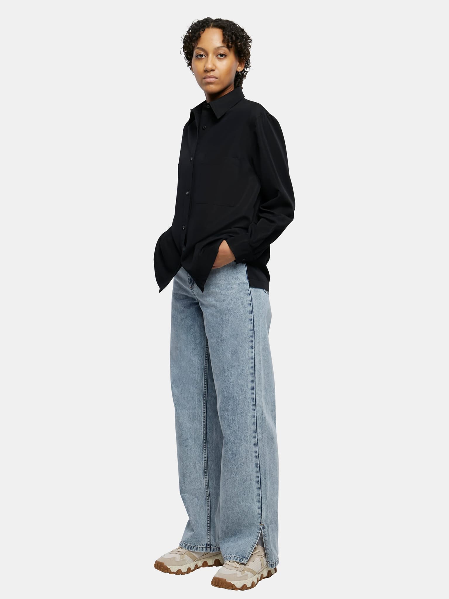 Urban Classics Ladies Oversized Twill Shirt – Bild 4