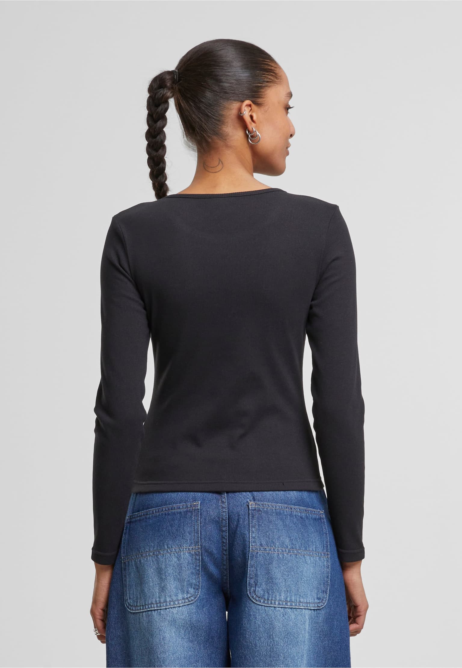 Urban Classics Ladies Heat Slim Slongsleeve – Bild 2