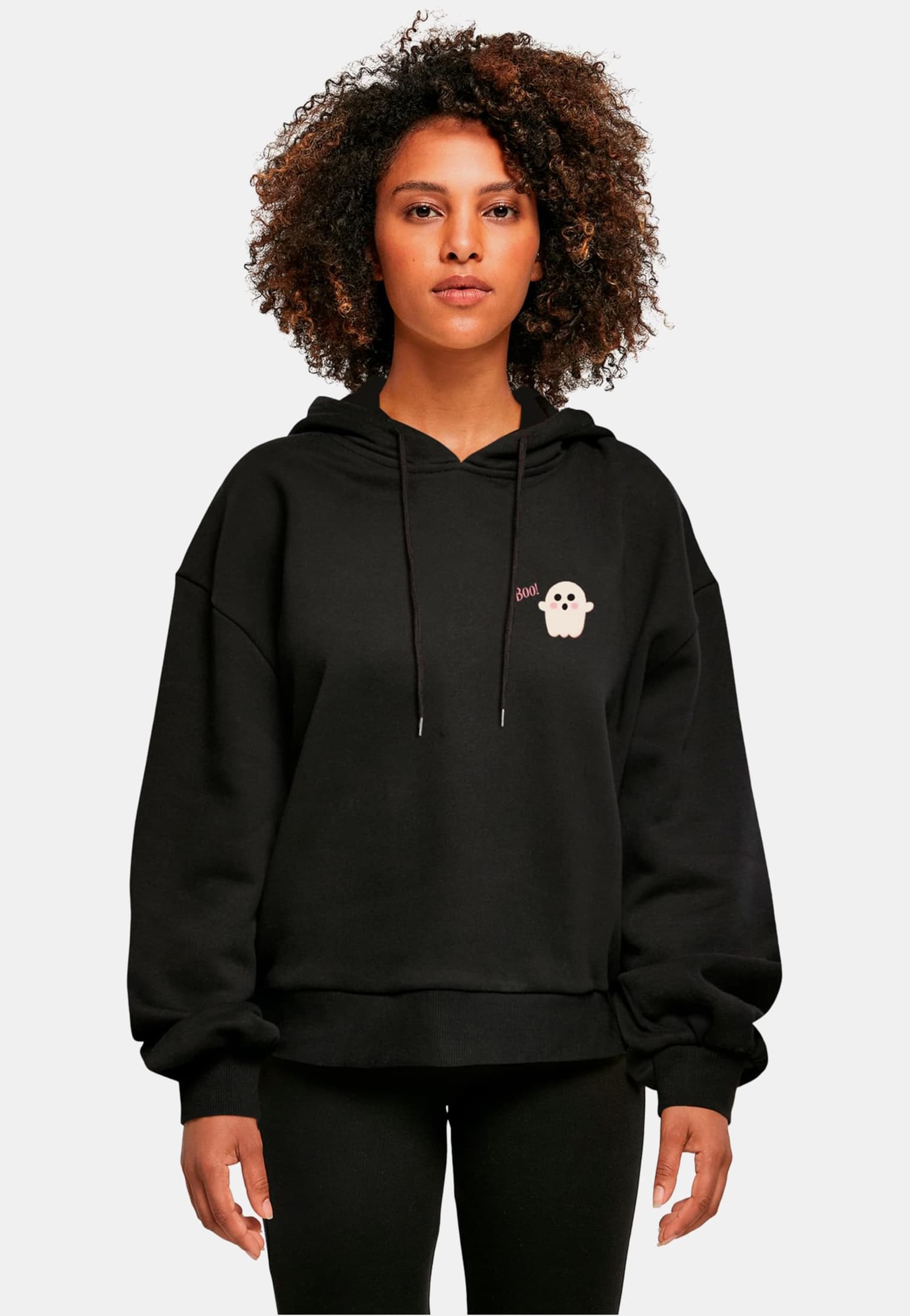 Merchcode Ladies Halloween - Boo Ghost Hoody