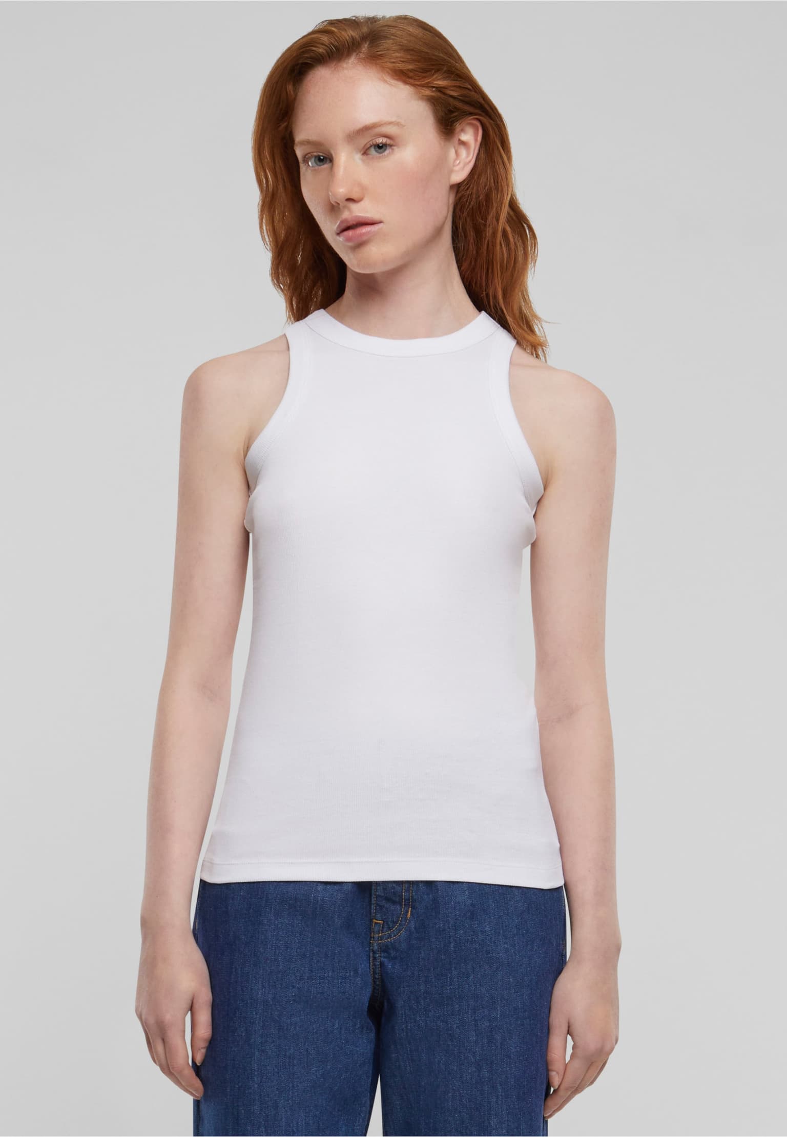 Urban Classics Ladies Racer Back Rib Top