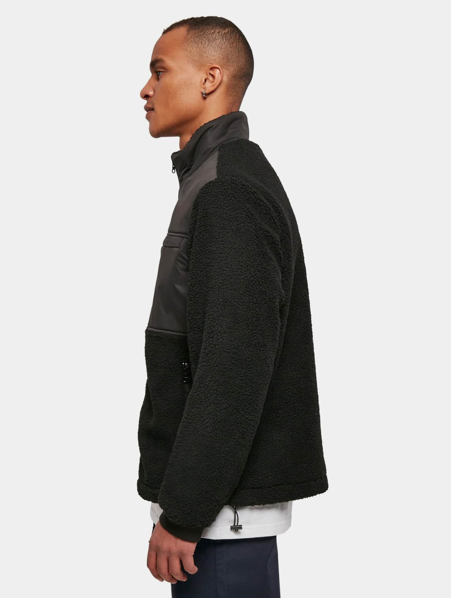 Urban Classics Patched Sherpa Jacket – Bild 3