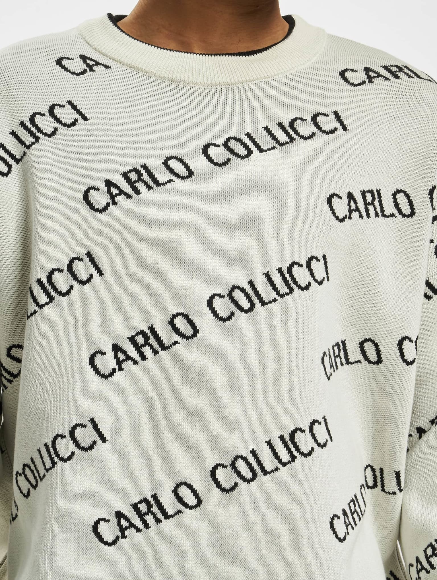 Carlo Colucci Allover Logo Pullover – Bild 4