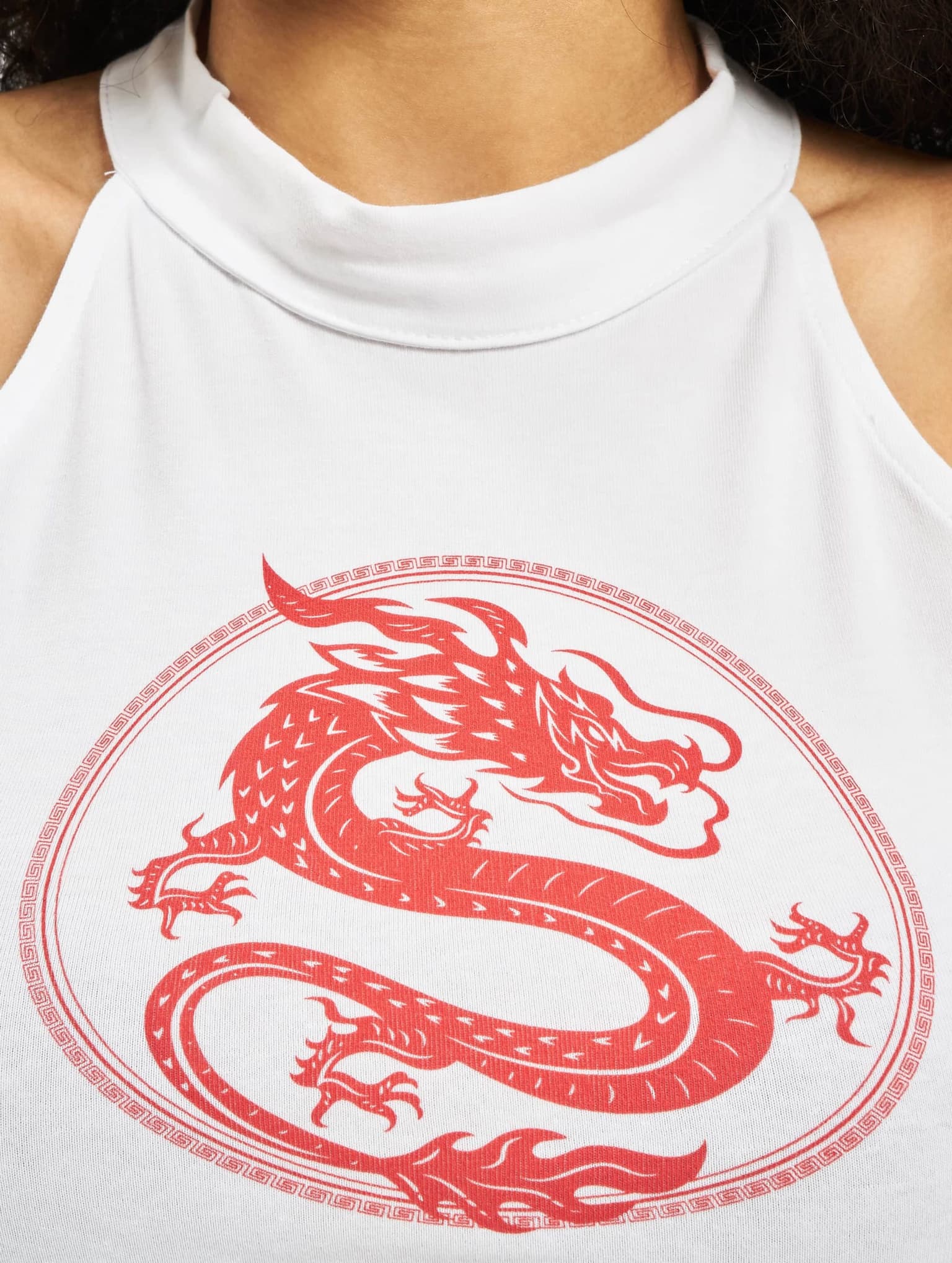 Mister Tee Ladies Dragon Turtleneck Short Top – Bild 4
