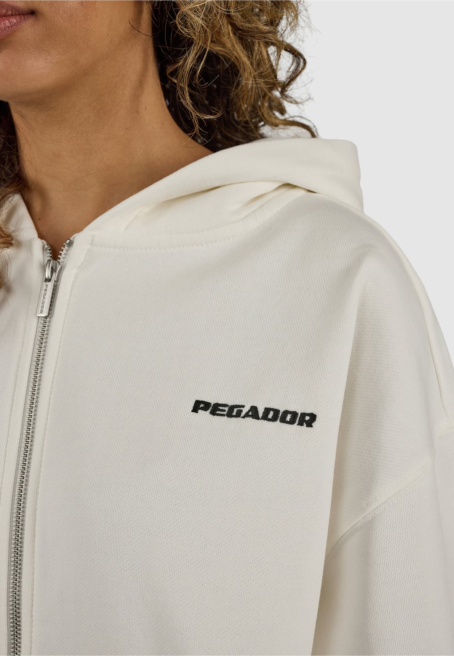 PEGADOR Clarita Oversized Sweat Zip Hoodie – Bild 3
