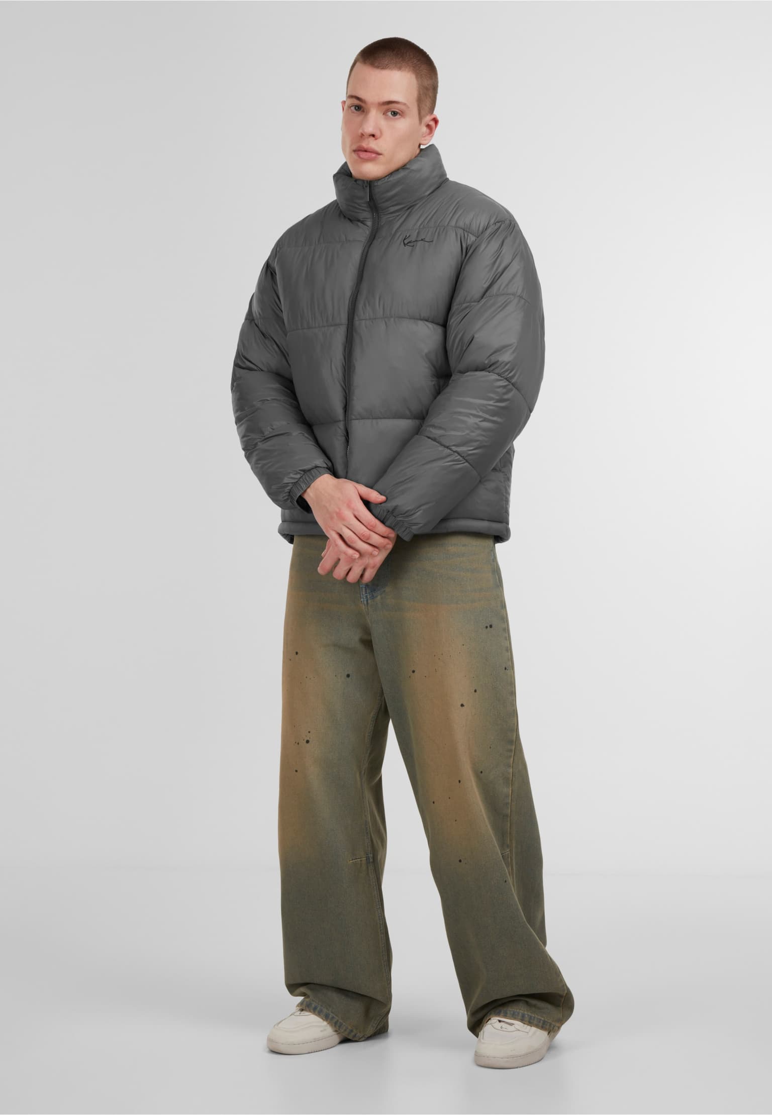 Karl Kani Small Signature Embossed Logo Puffer Jacket – Bild 3